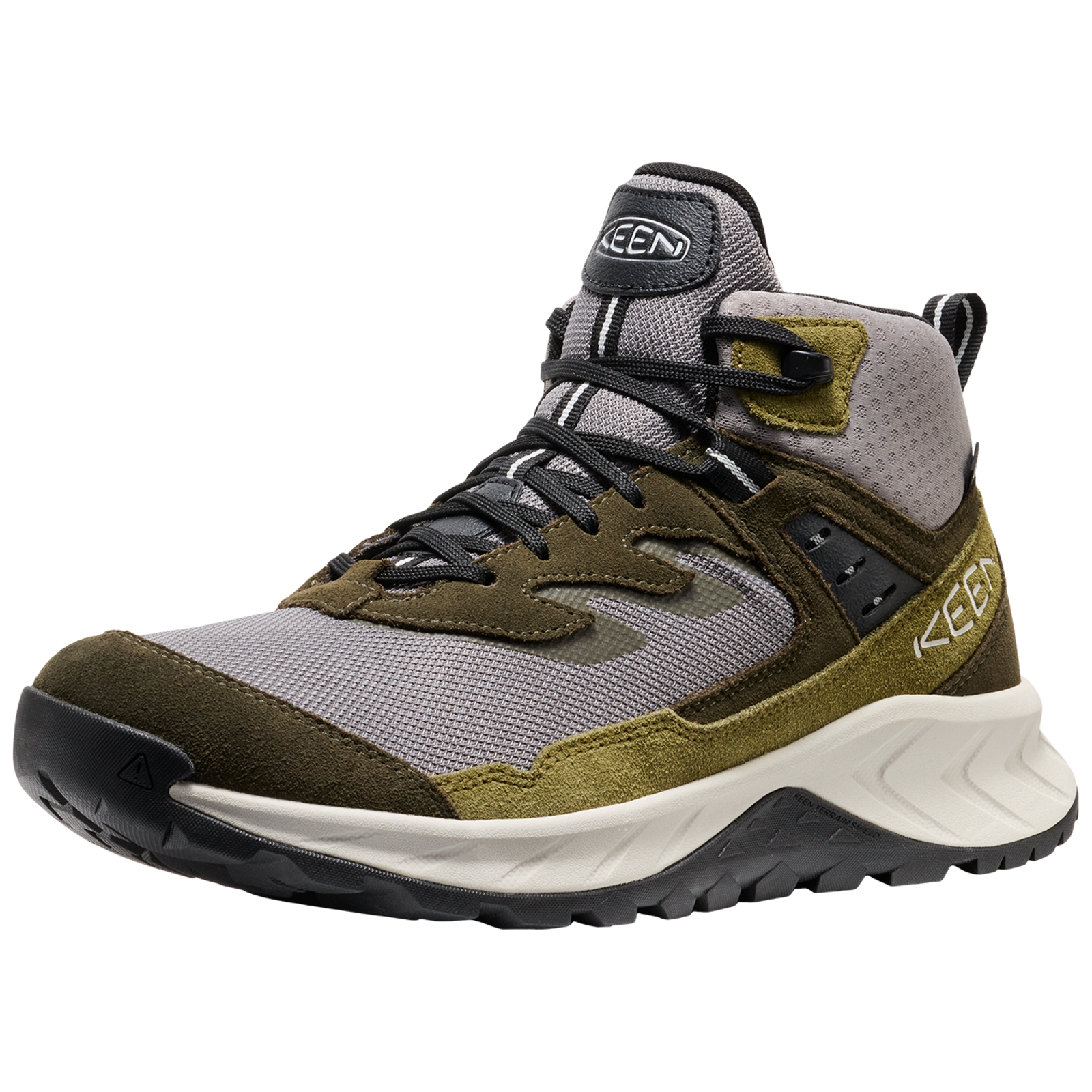 KEEN M Hightrail Mid WP Wander-/Trekkingschuhe halbhoch Herren, grau, Grösse: 47