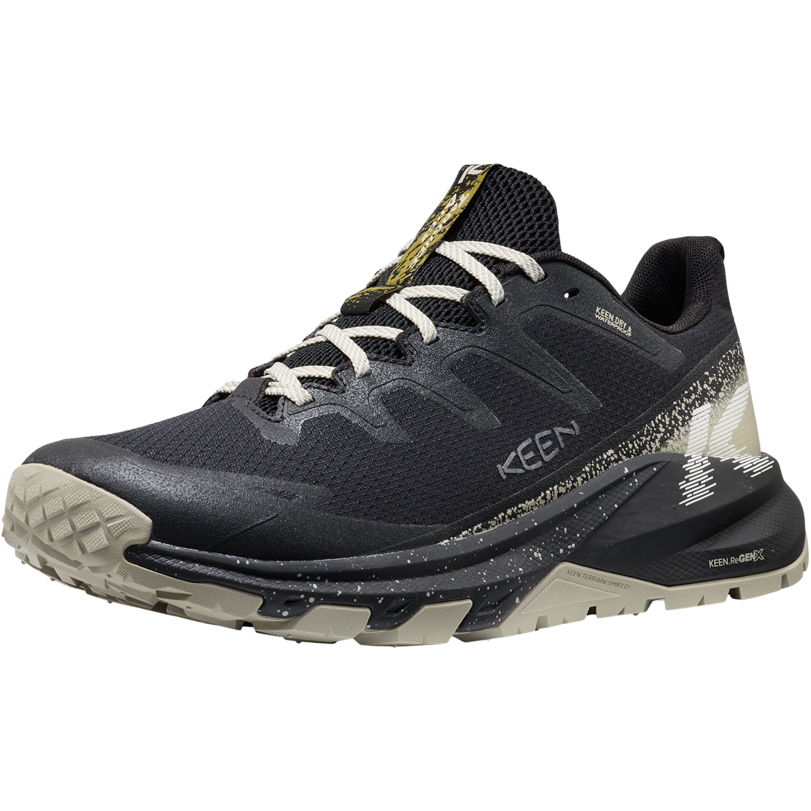 KEEN M Targhee Apex WP Wander-/Trekkingschuhe tief Herren, schwarz, Grösse: 44.5