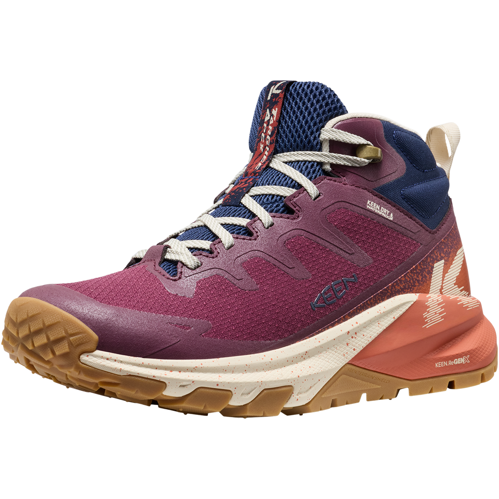 KEEN W Targhee Apex Mid WP Wander-/Trekkingschuhe halbhoch Damen, rot, Grösse: 42