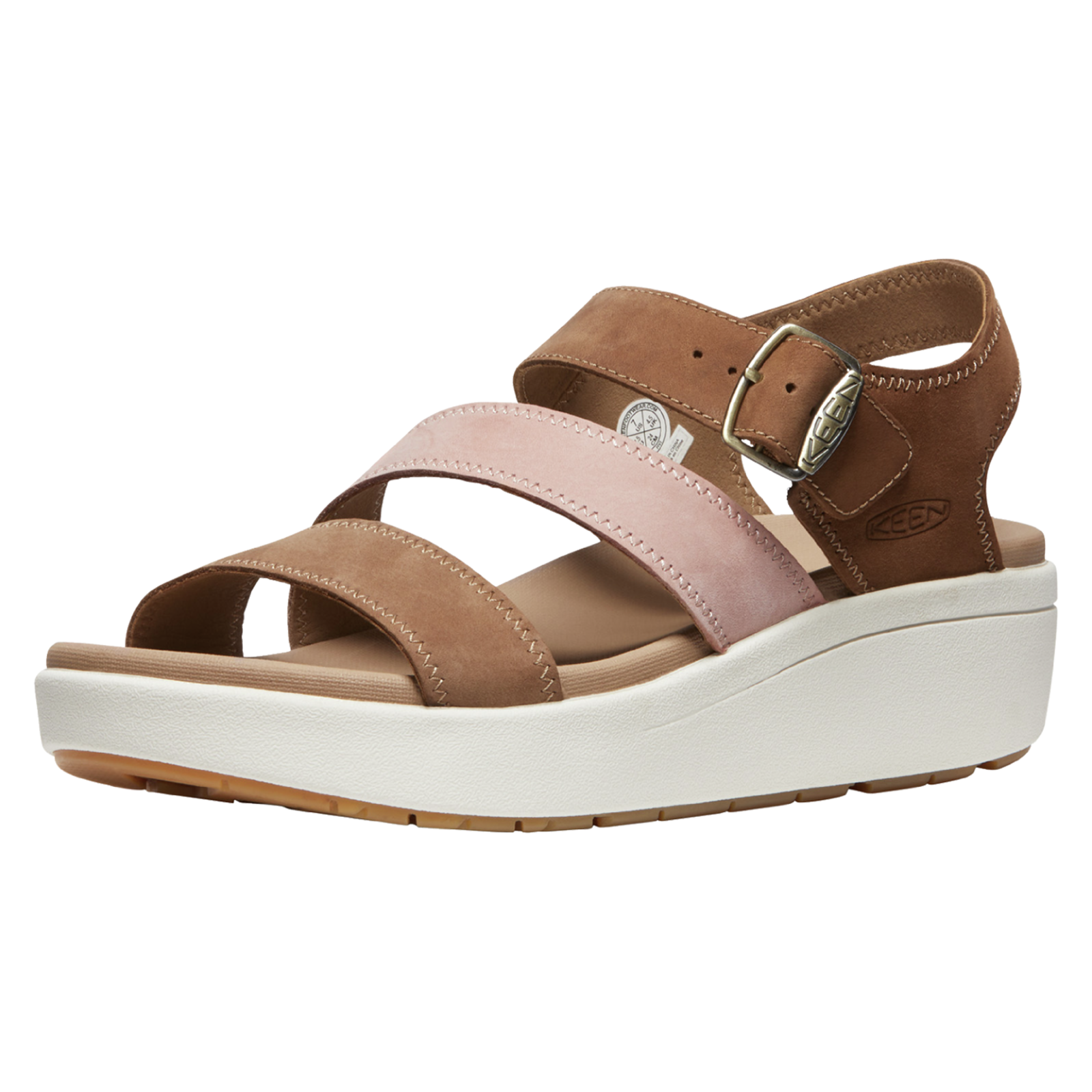 KEEN W Ellecity Backstrap Freizeitsandalen Damen, braun, Grösse: 39