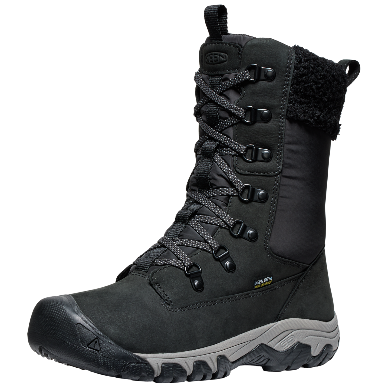 KEEN W Greta Tall Boot WP Winterschuhe Damen, schwarz, Grösse: 37