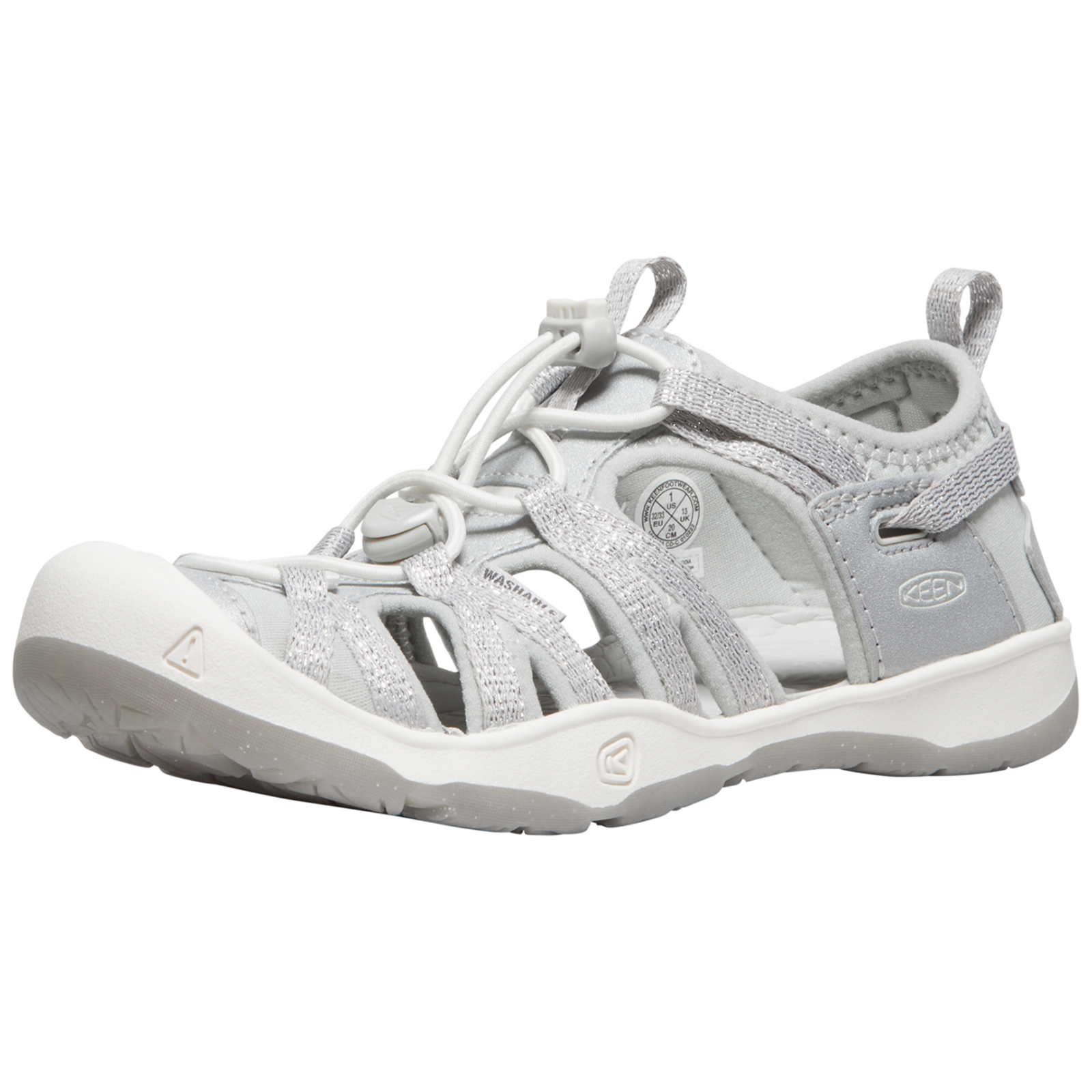 KEEN Kids Y Moxie Sandal Trekkingsandalen, grau, Grösse: 37