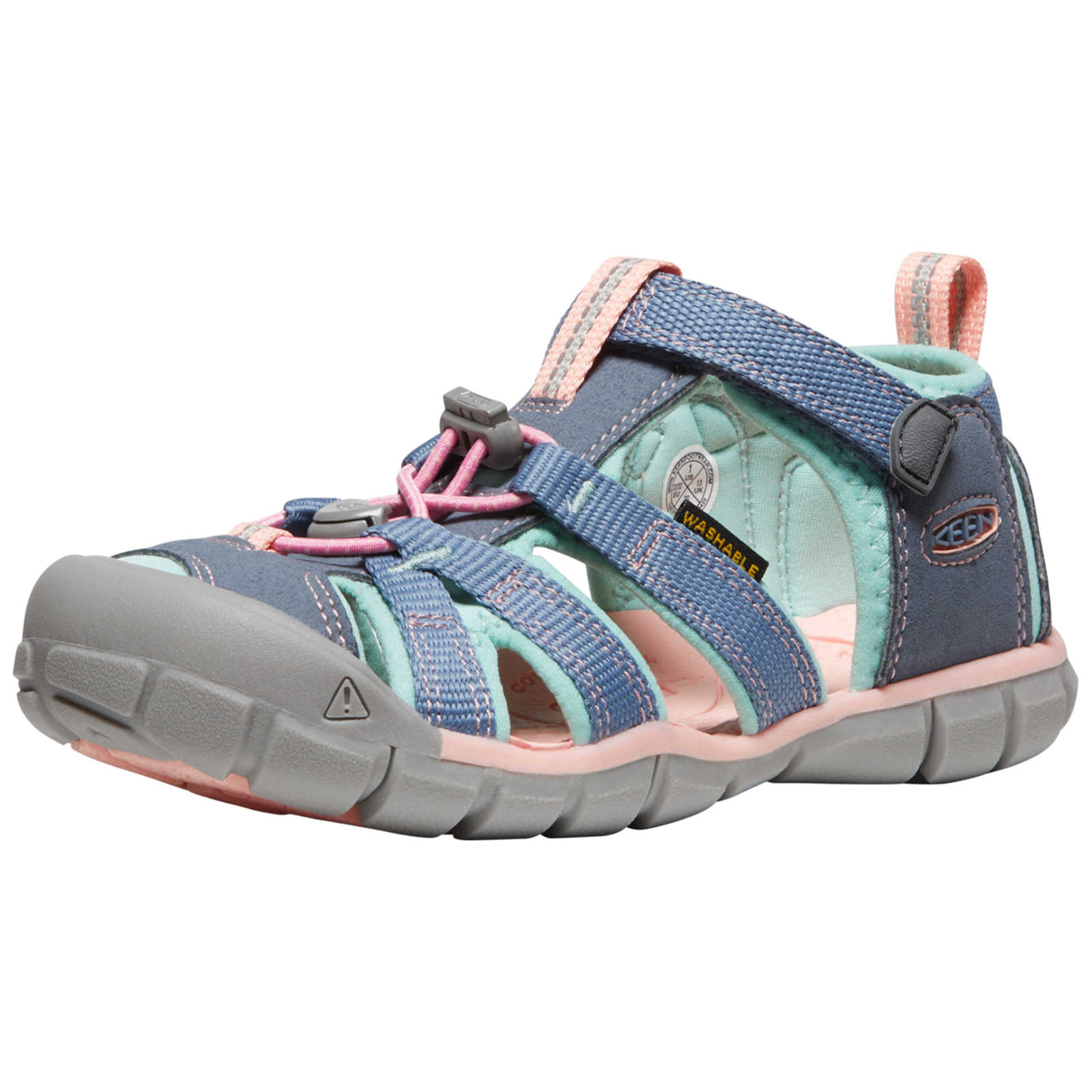 Image of KEEN Kids Y Seacamp II CNX Trekkingsandalen, blau, Grösse: 32.5