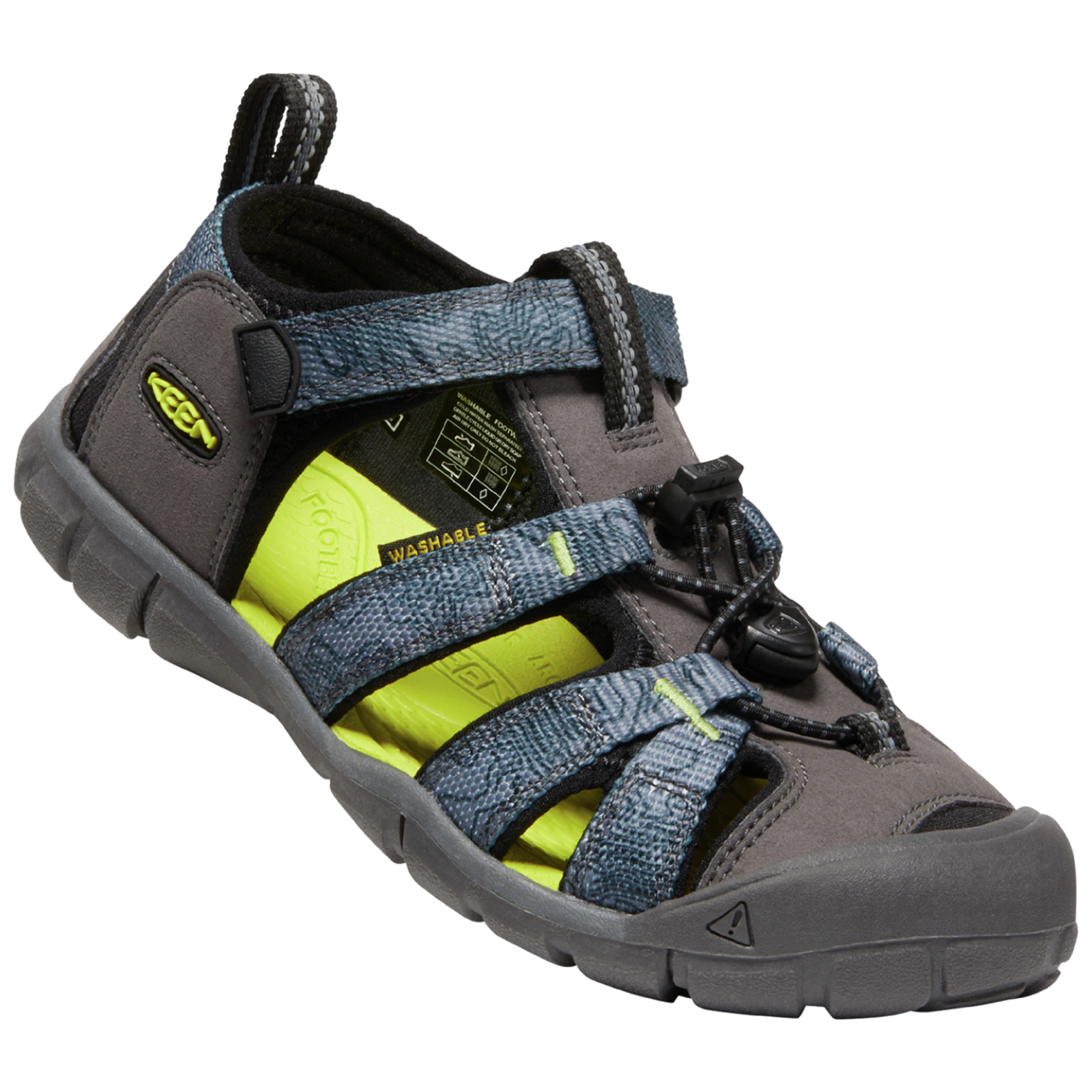 KEEN Kids Y Seacamp II CNX Trekkingsandalen, grau, Grösse: 32.5