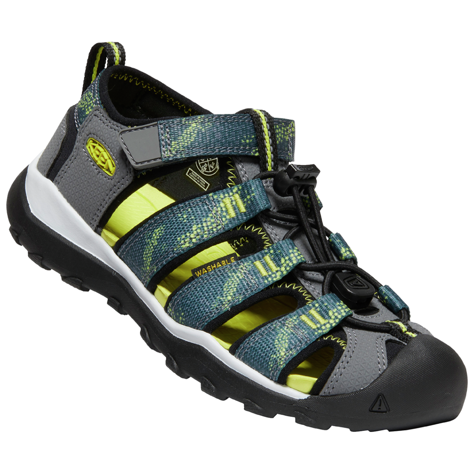 KEEN Kids Y Newport Neo H2 Trekkingsandalen, grün, Grösse: 34