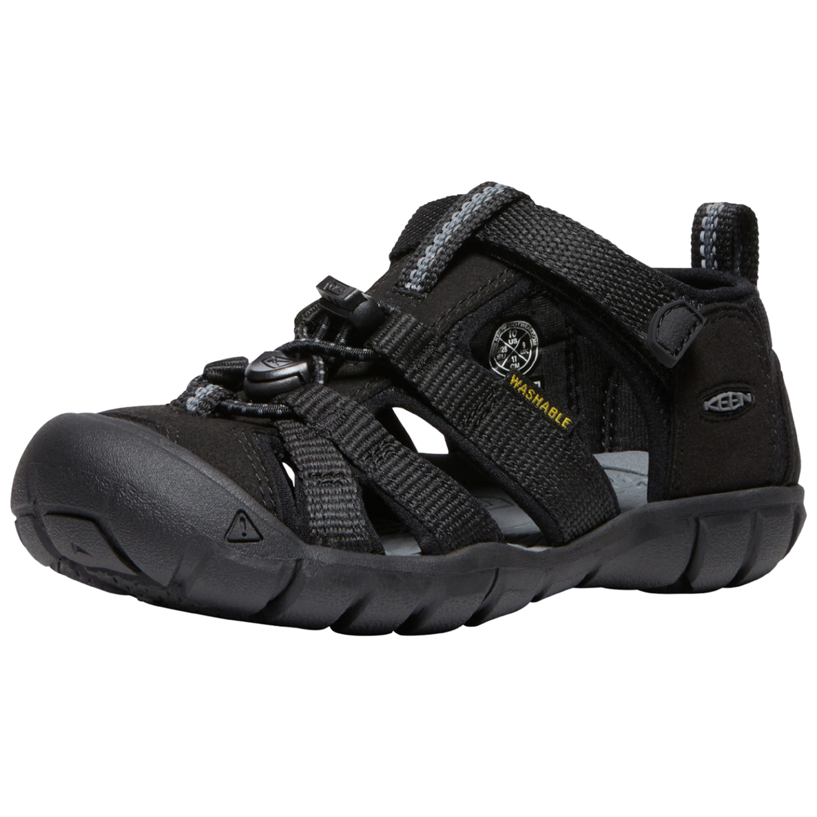 KEEN Kids C Seacamp II CNX Trekkingsandalen, schwarz, Grösse: 29