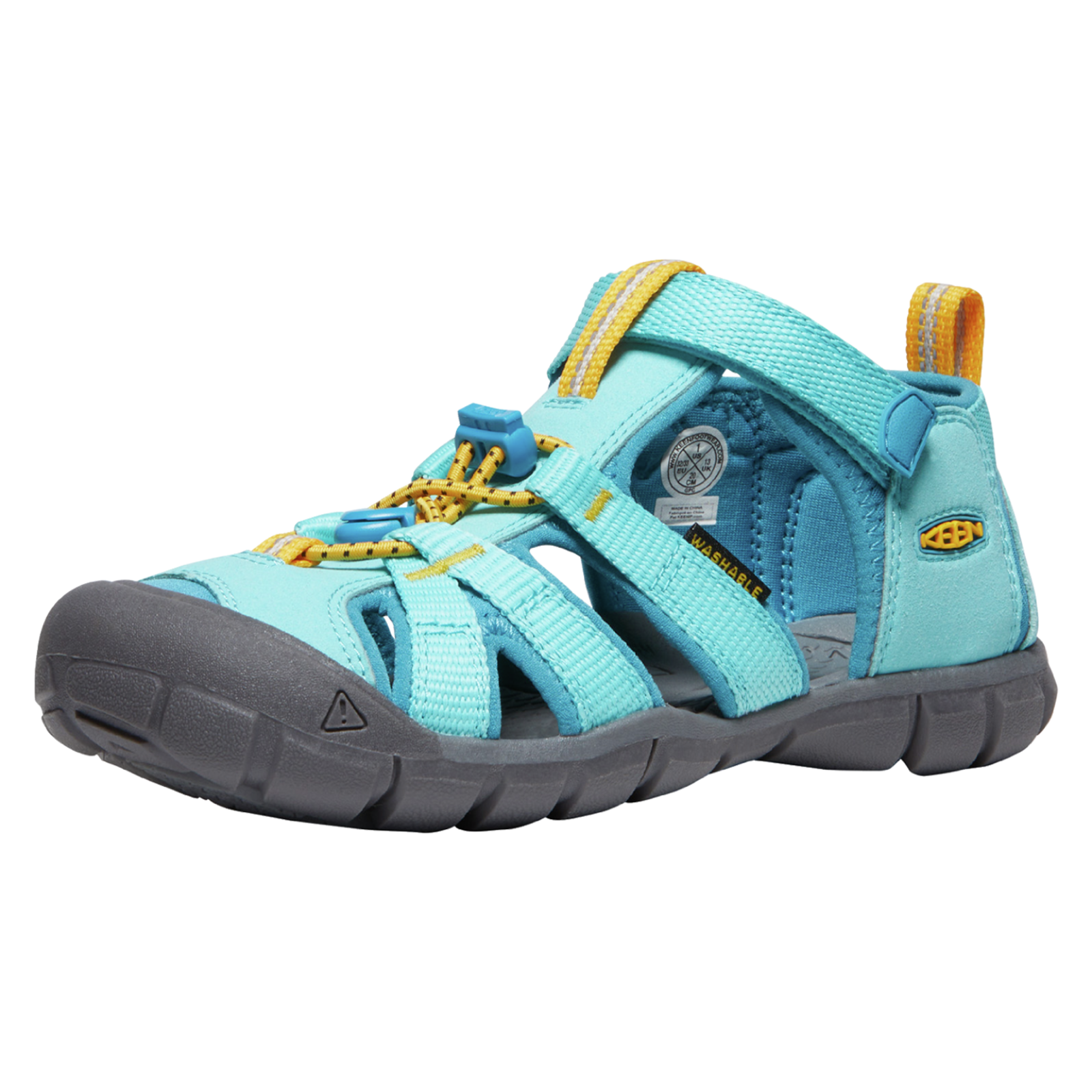 KEEN Kids Y Seacamp II CNX Trekkingsandalen, blau, Grösse: 35