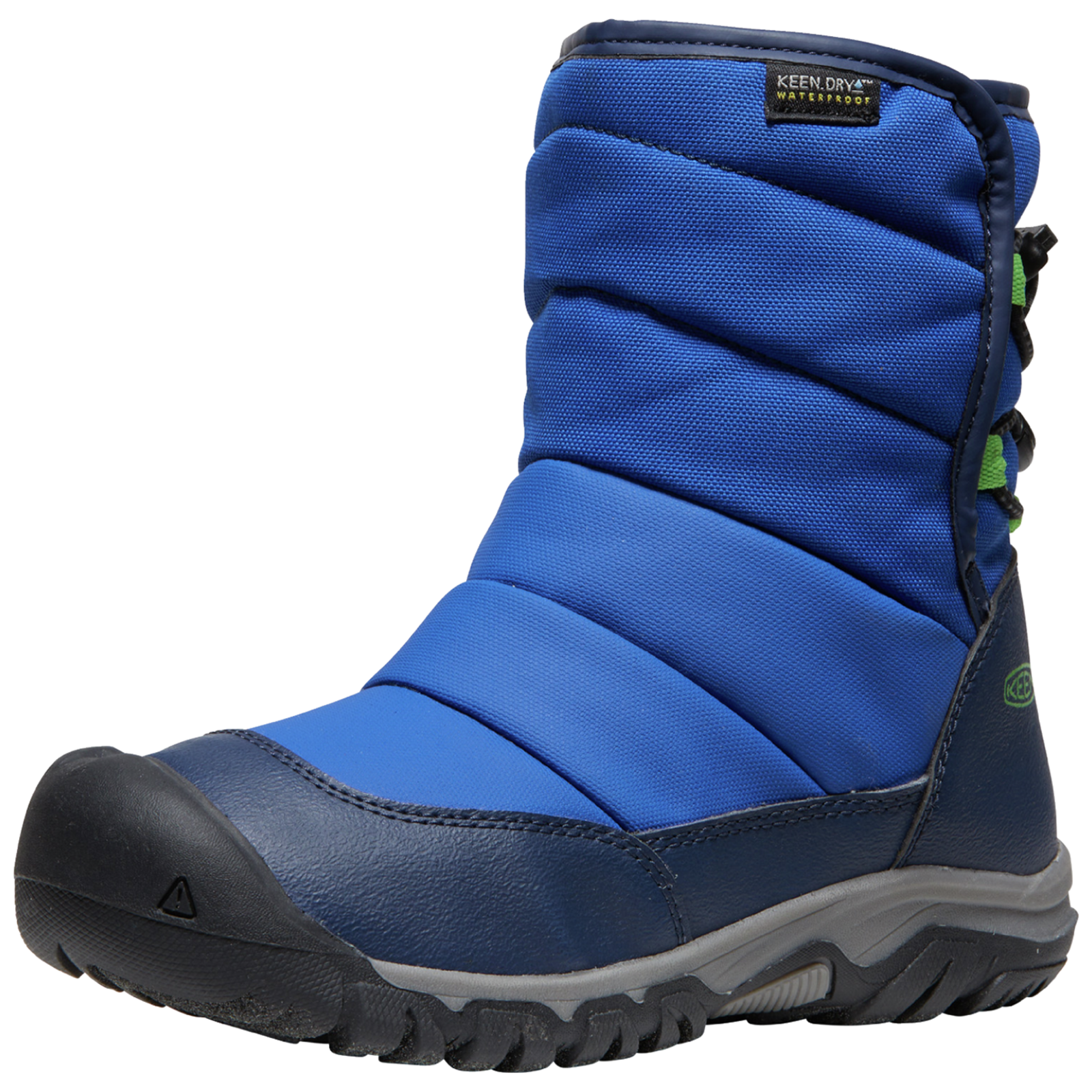 KEEN Kids Y Puffrider WP Winterschuhe, blau, Grösse: 32.5