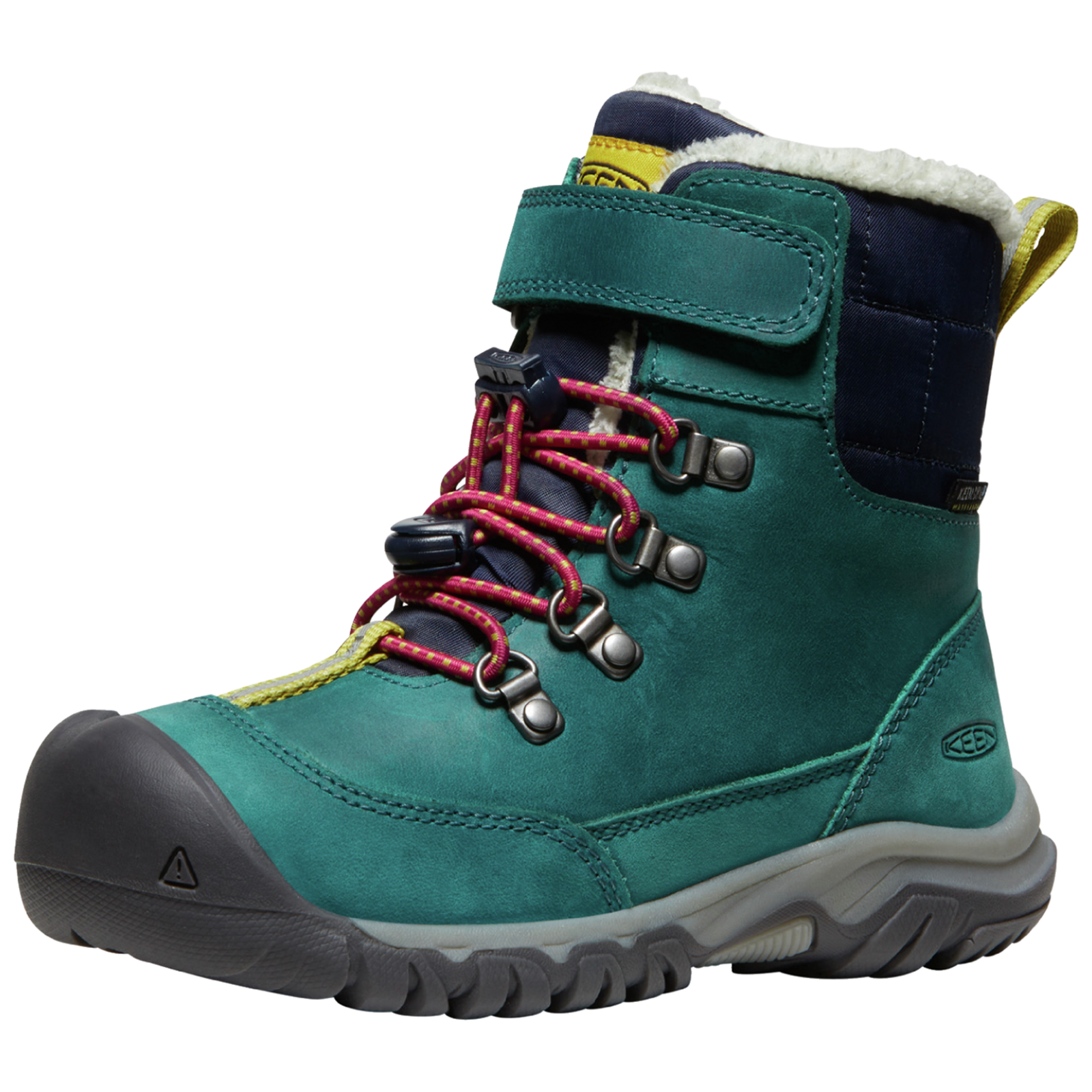 KEEN Kids C Kanibou WP Winterschuhe, grün, Grösse: 27.5