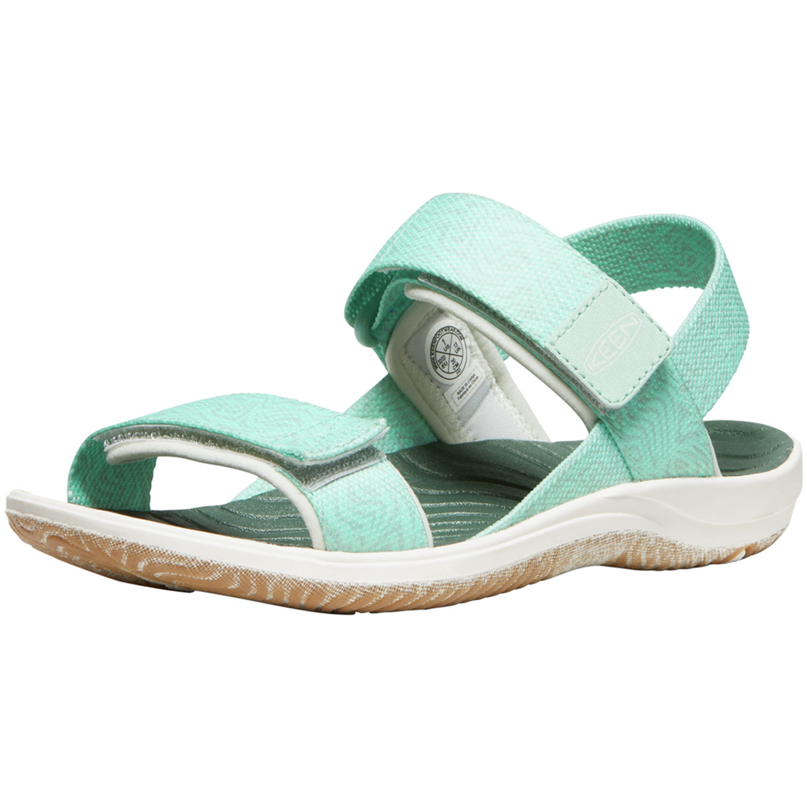 KEEN Kids Y Elle Backstrap Freizeitsandalen, grün, Grösse: 39