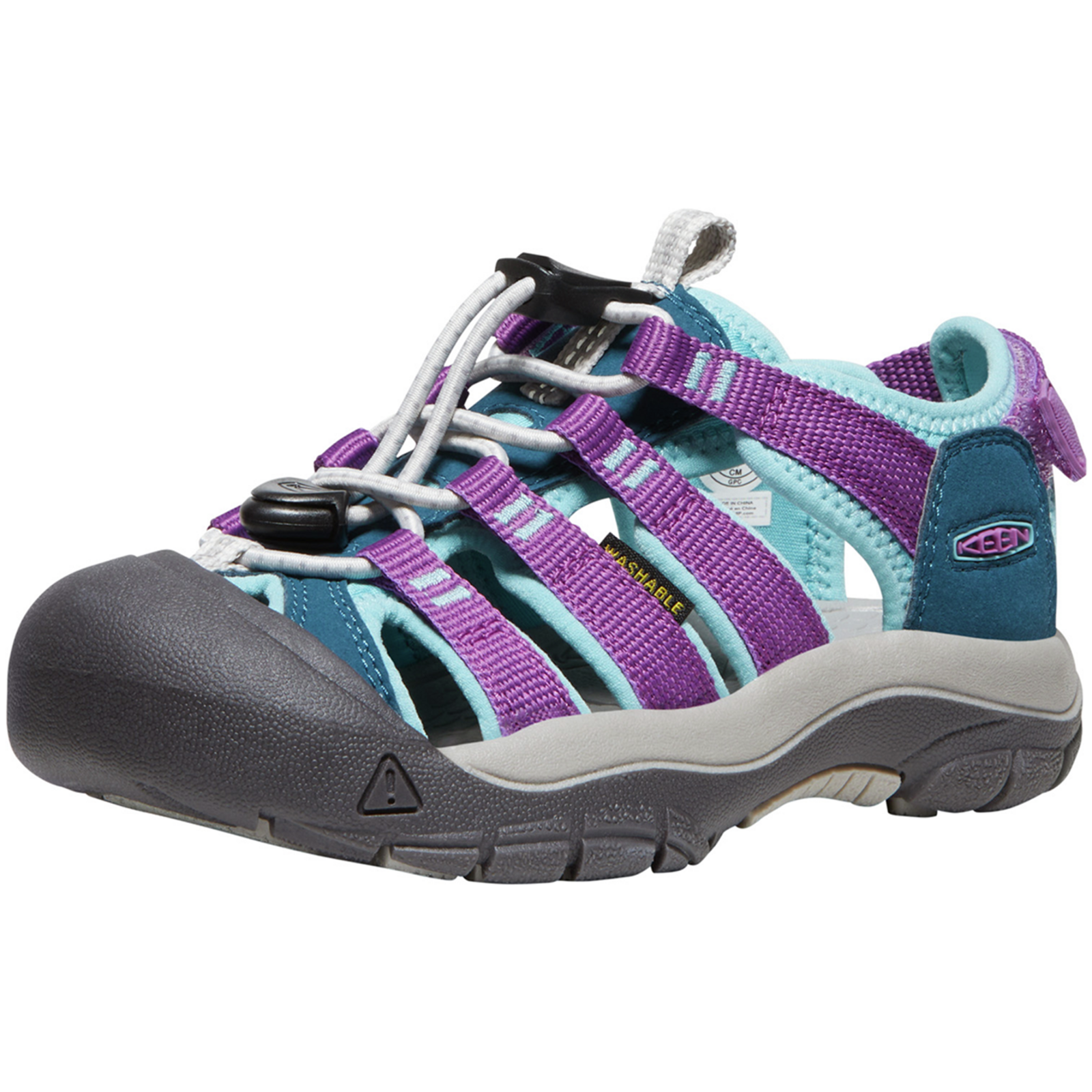 Image of KEEN Kids Y Newport H2 Boundless Bungee Trekkingsandalen, violett, Grösse: 32.5
