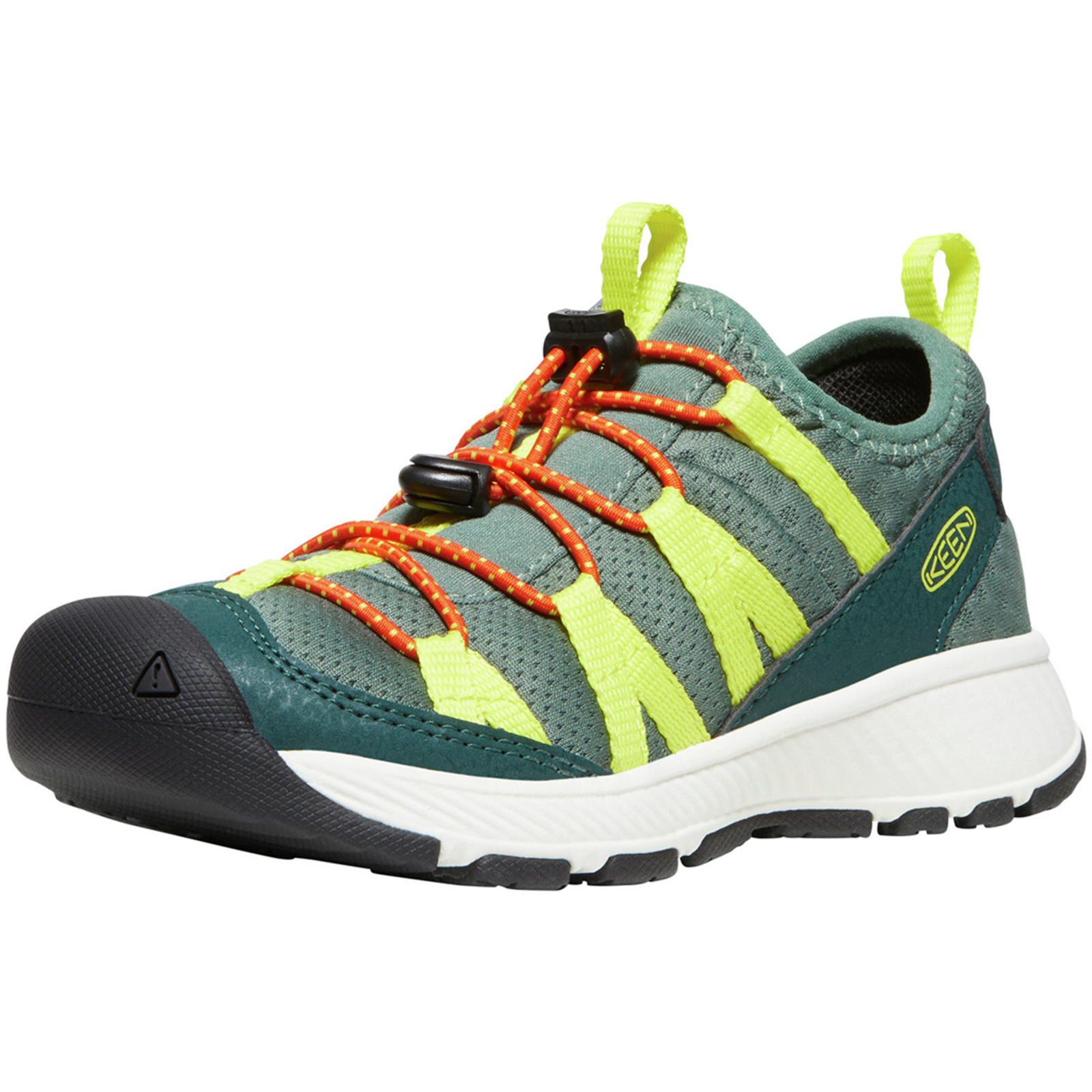KEEN Kids C Motozoa Sneaker Freizeitschuhe, grün, Grösse: 31