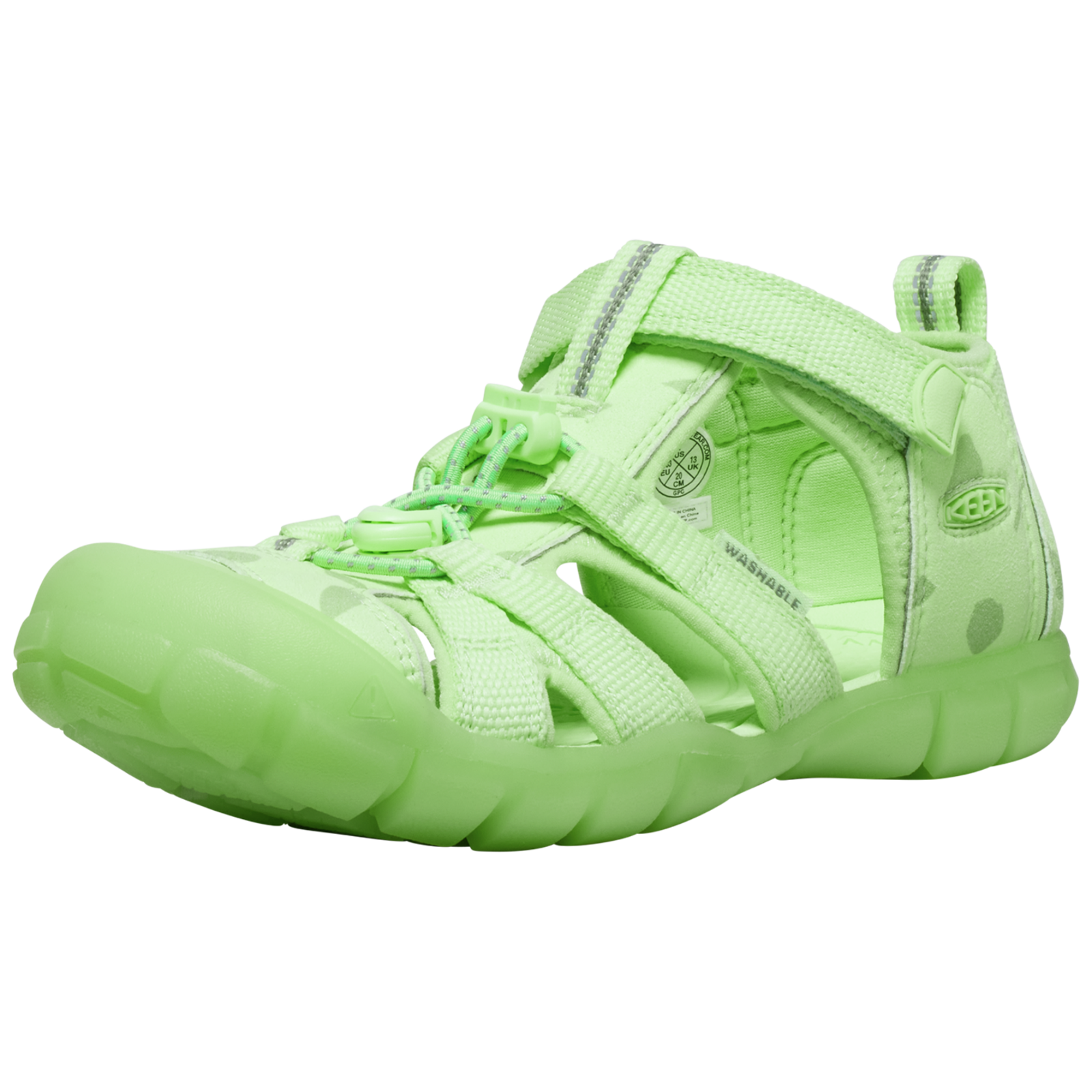 KEEN Kids Y Seacamp II CNX namuk Trekkingsandalen, grün, Grösse: 34