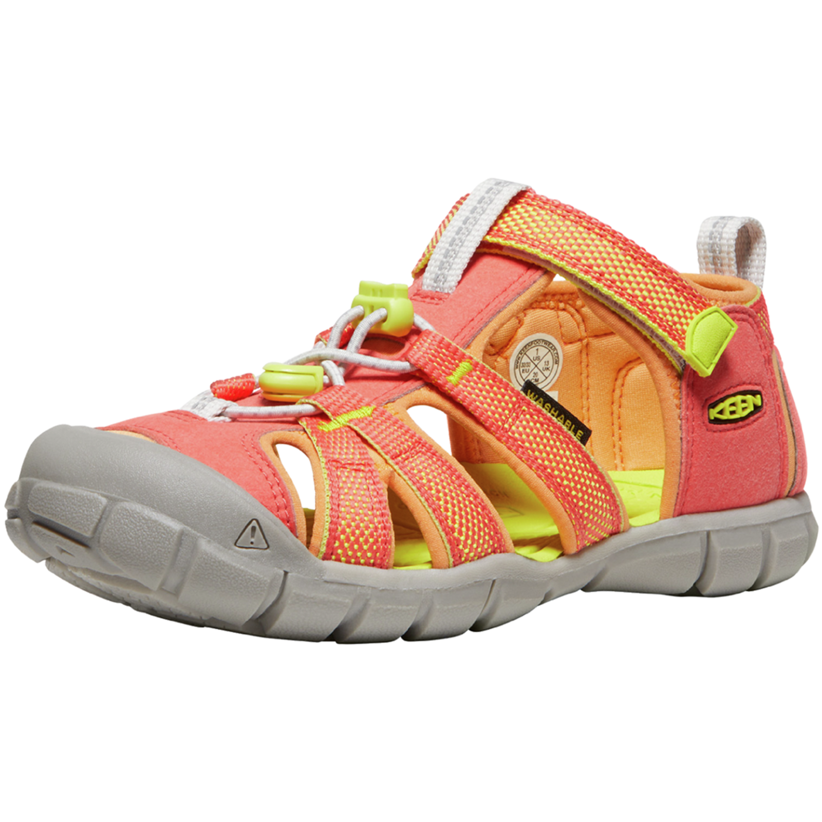 Image of KEEN Kids Y Seacamp II CNX Trekkingsandalen, orange, Grösse: 32.5