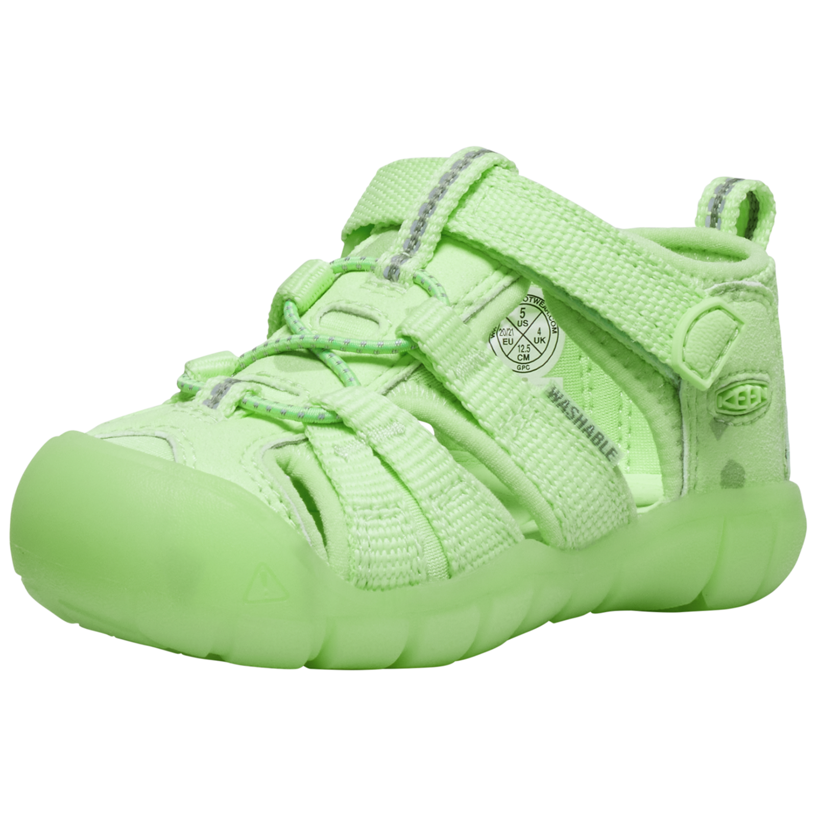 KEEN Kids T Seacamp II CNX namuk Trekkingsandalen, grün, Grösse: 19