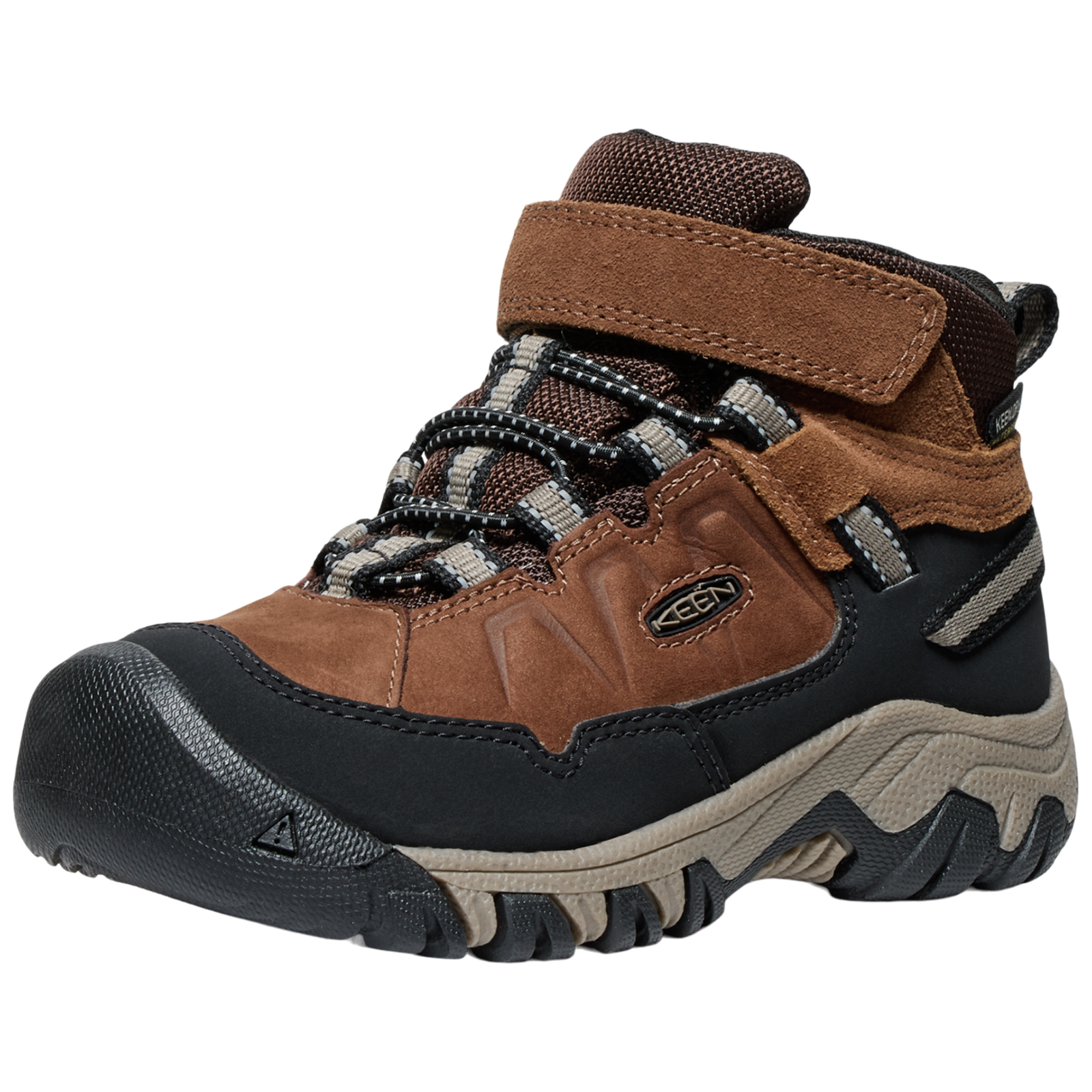 KEEN Kids C Targhee IV Mid WP Wander-/Trekkingschuhe halbhoch, braun, Grösse: 25.5