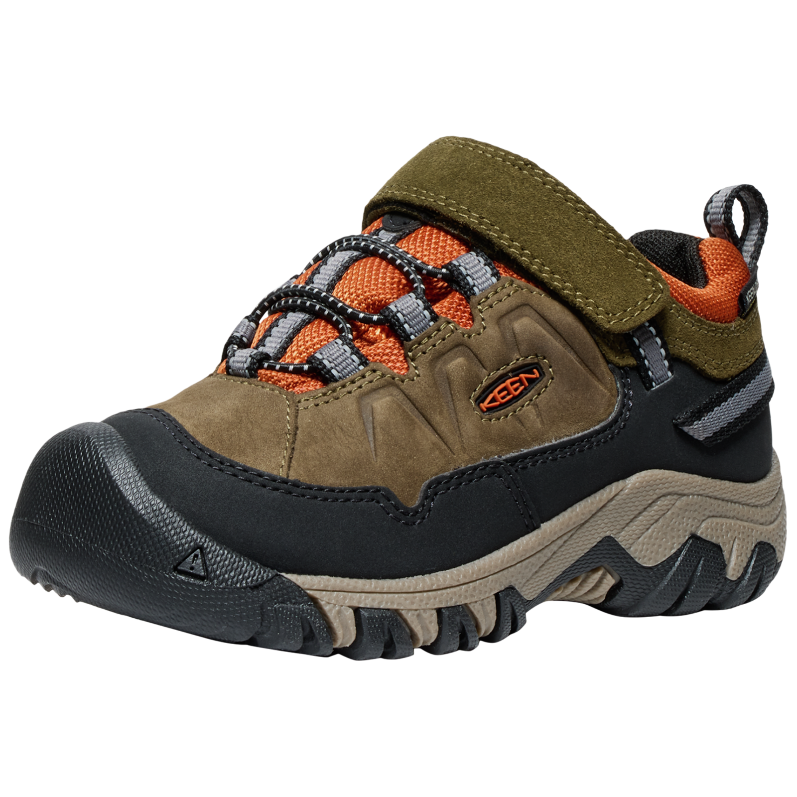 KEEN Kids C Targhee IV Low WP Wander-/Trekkingschuhe tief, grün, Grösse: 24