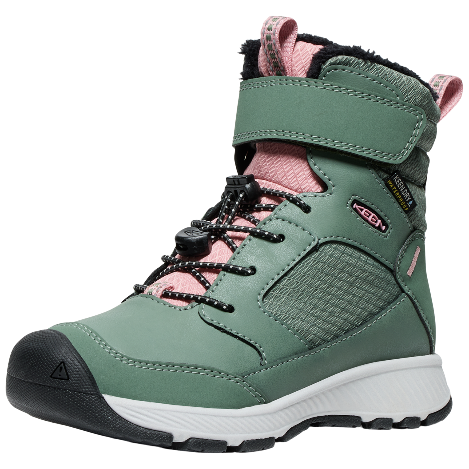 KEEN Kids C Skua Winter WP Winterschuhe, grün, Grösse: 24