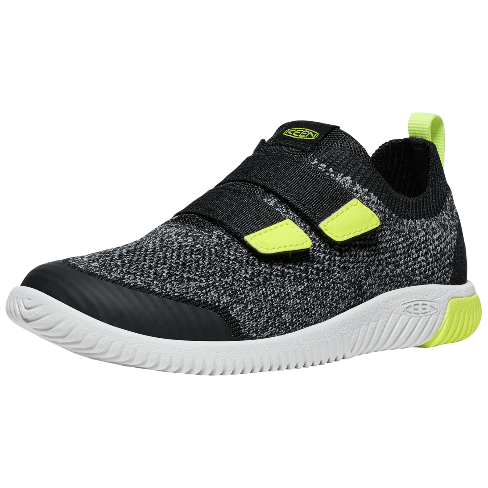 KEEN Kids Y KNX Knit Ds Freizeitschuhe, schwarz, Grösse: 32.5