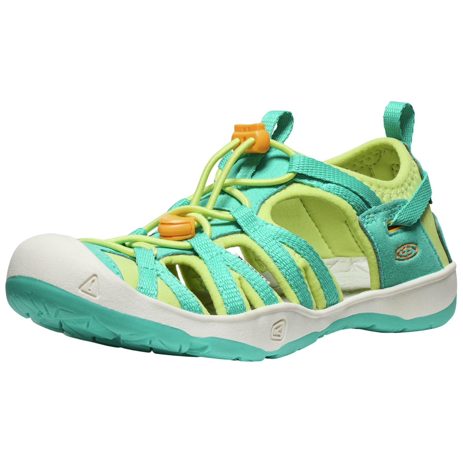 KEEN Kids Y Moxie Sandal Trekkingsandalen, grün, Grösse: 32.5
