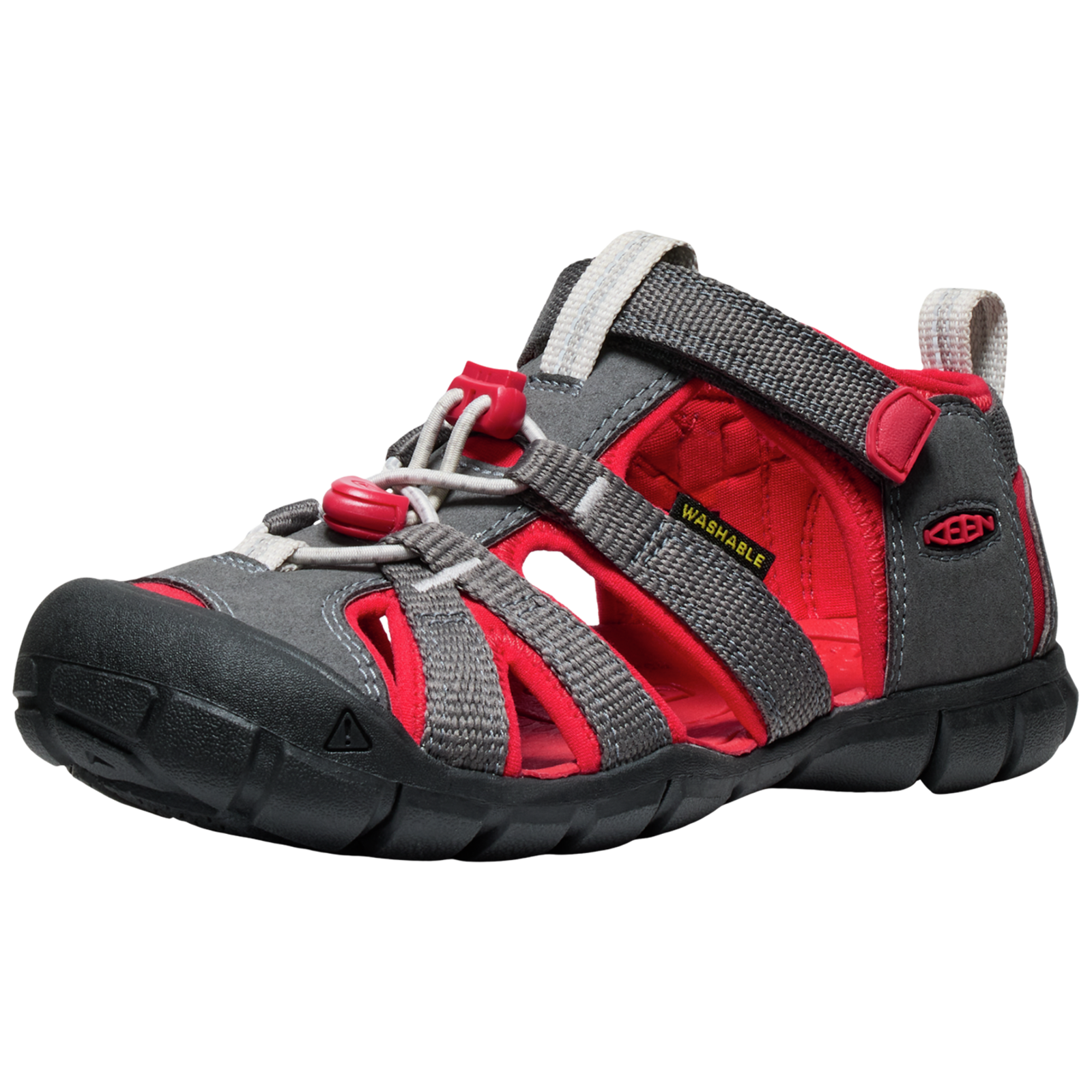 KEEN Kids Y Seacamp II CNX Trekkingsandalen, rot, Grösse: 32.5