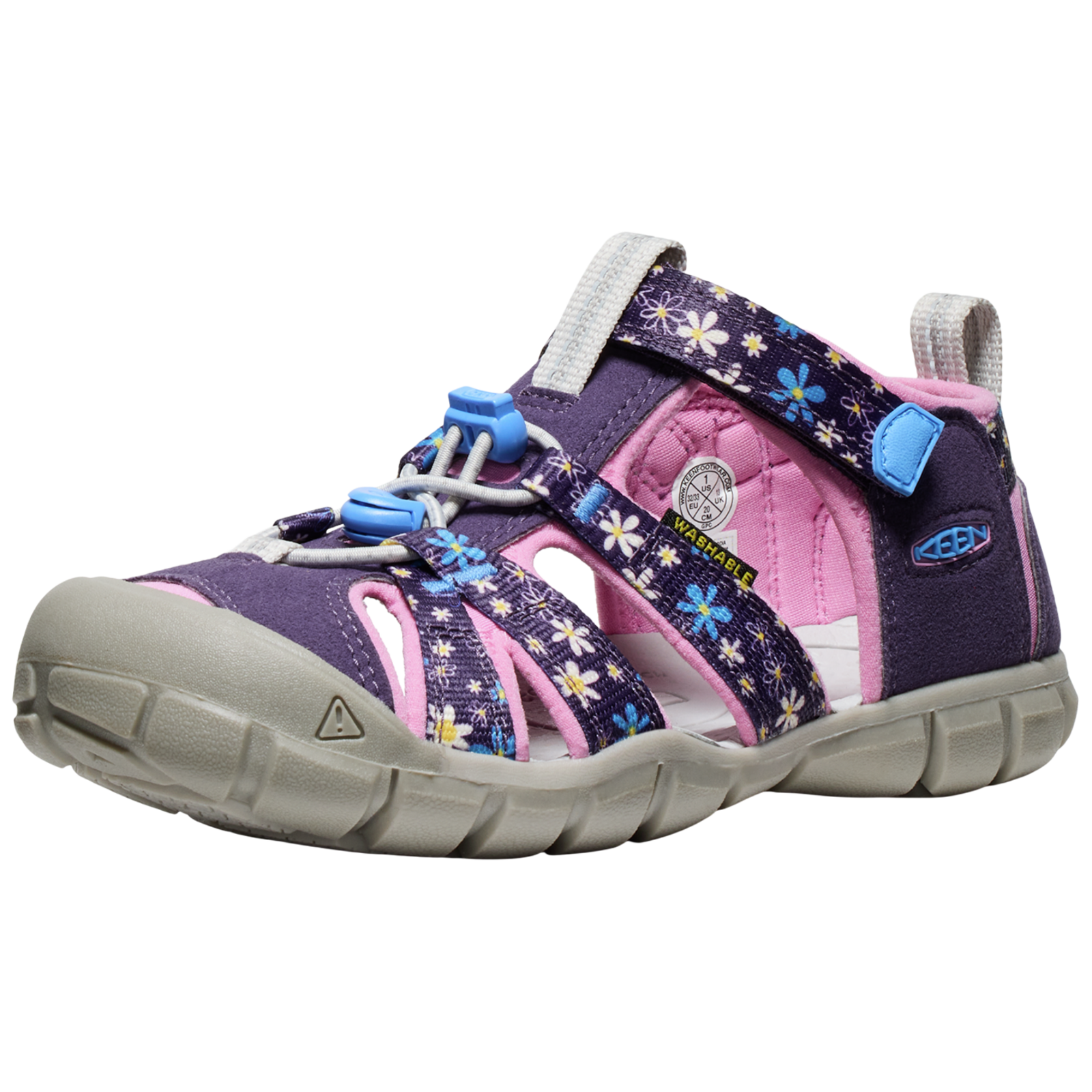 KEEN Kids Y Seacamp II CNX Trekkingsandalen, violett, Grösse: 32.5