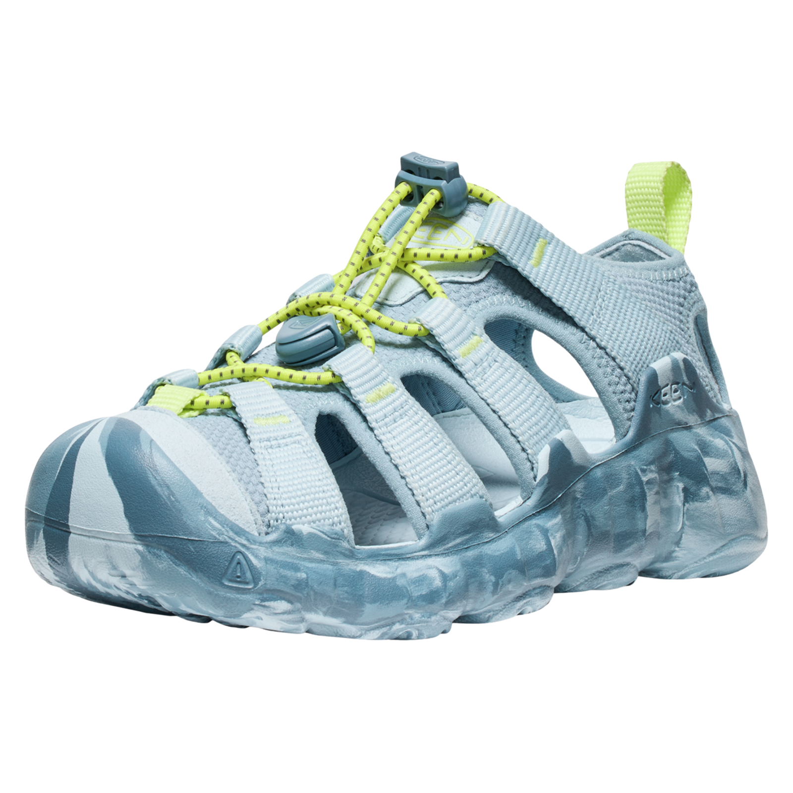 KEEN Kids Y Hyperport H2 Trekkingsandalen, blau, Grösse: 35