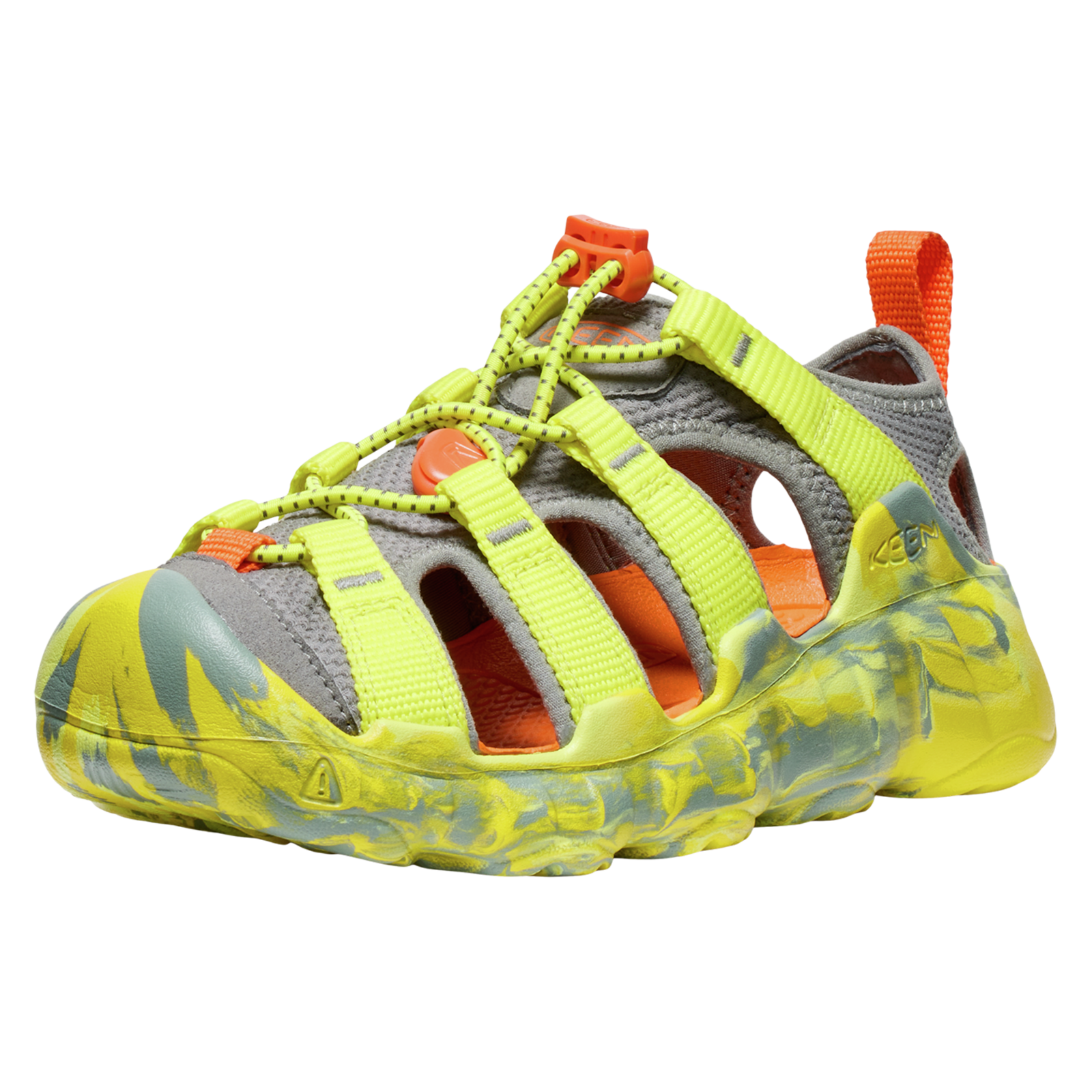 KEEN Kids Y Hyperport H2 Trekkingsandalen, gelb, Grösse: 32.5
