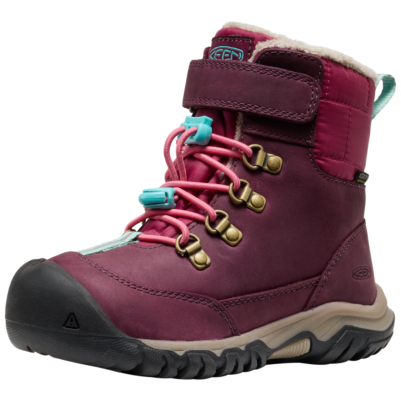 KEEN Kids C Kanibou WP Winterschuhe, rot, Grösse: 24