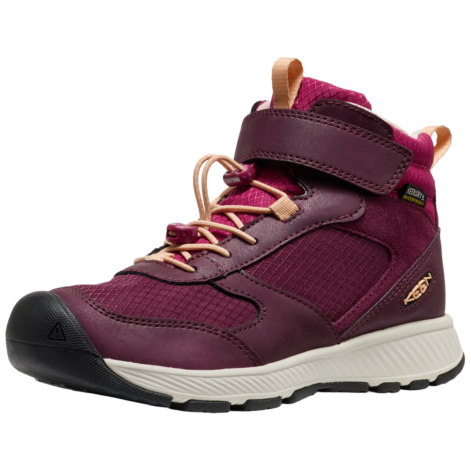 KEEN Kids Y Skua Mid WP Multifunktionsschuhe, rot, Grösse: 32.5