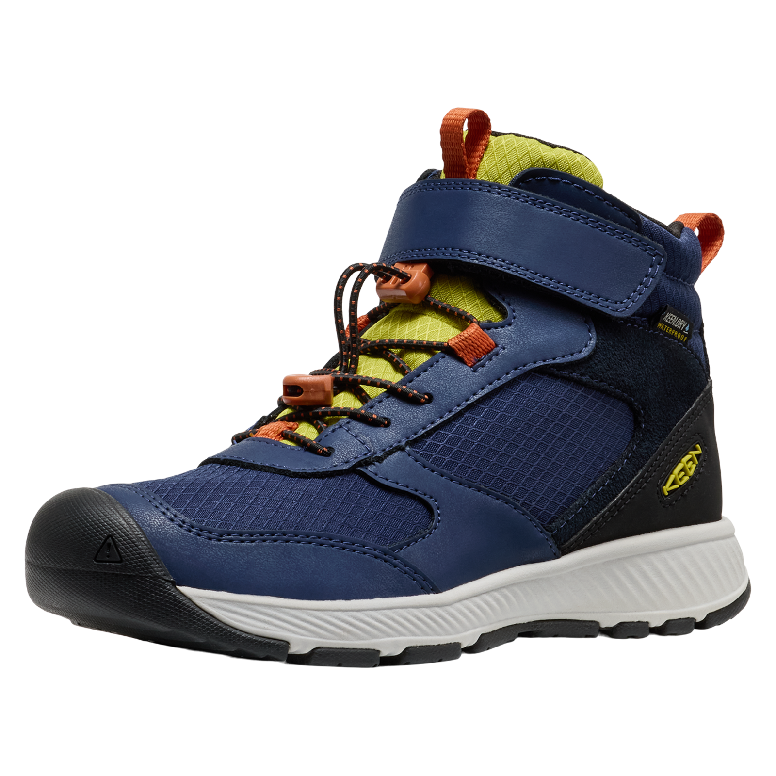 KEEN Kids Y Skua Mid WP Multifunktionsschuhe, blau, Grösse: 32.5