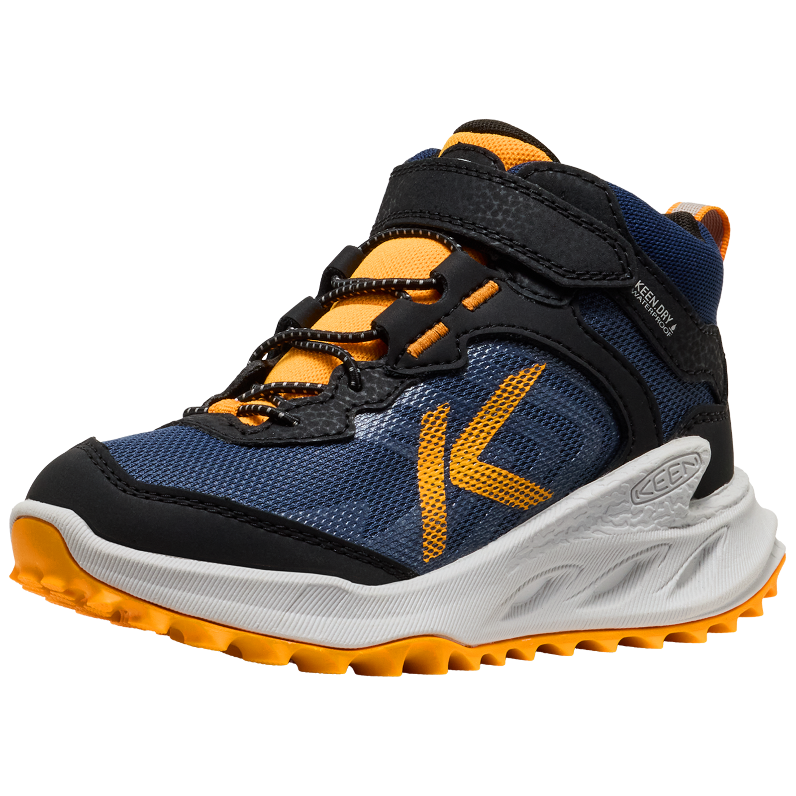 KEEN Kids C Zionic Mid WP Multifunktionsschuhe, blau, Grösse: 24
