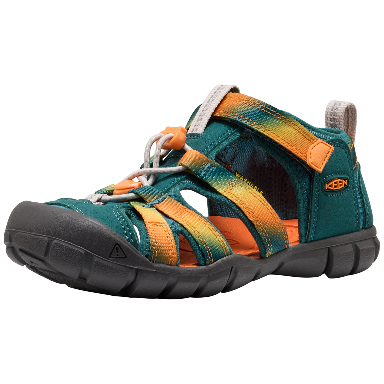 KEEN Kids Y Seacamp II CNX Trekkingsandalen, mehrfarbig, Grösse: 32.5
