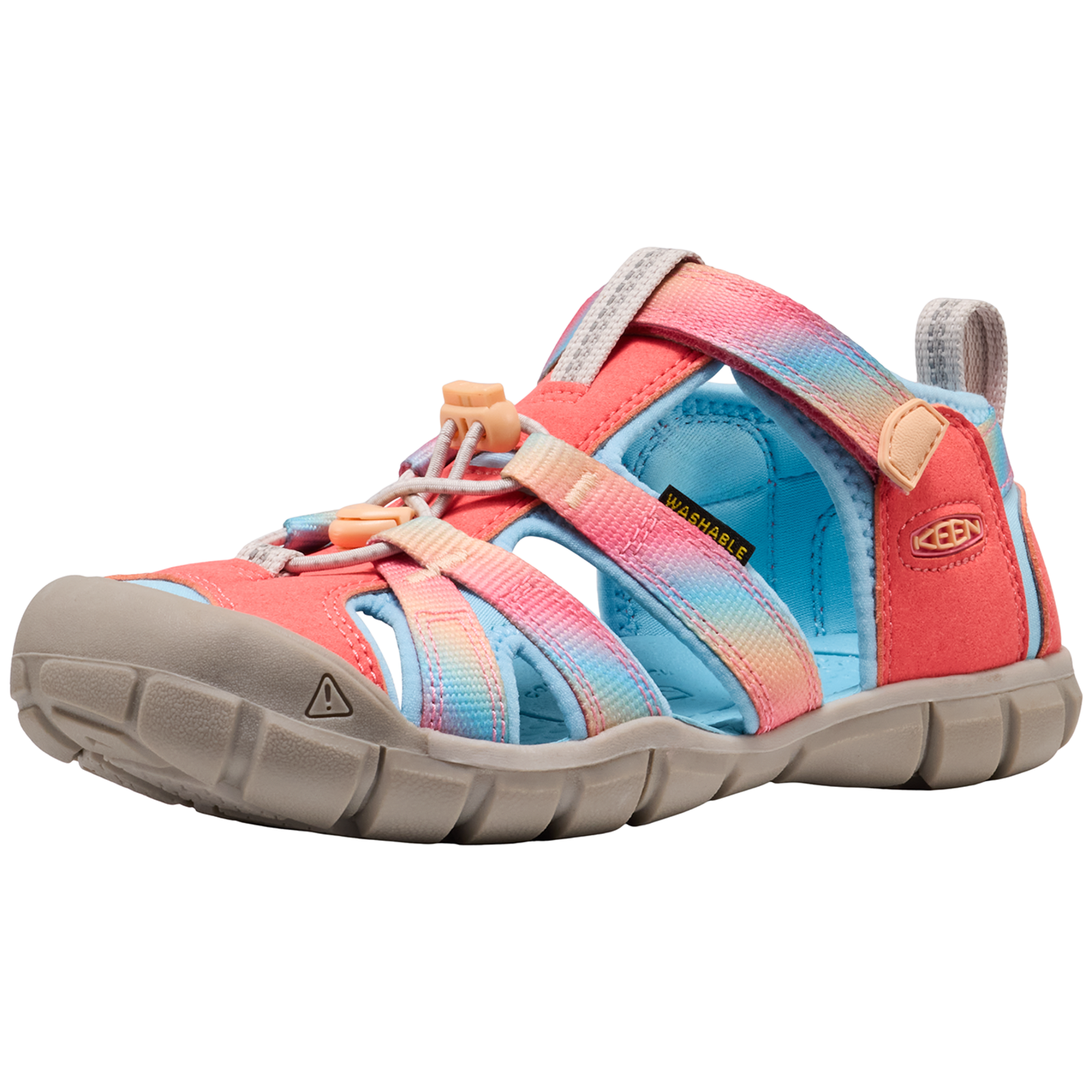KEEN Kids Y Seacamp II CNX Trekkingsandalen, mehrfarbig, Grösse: 32.5