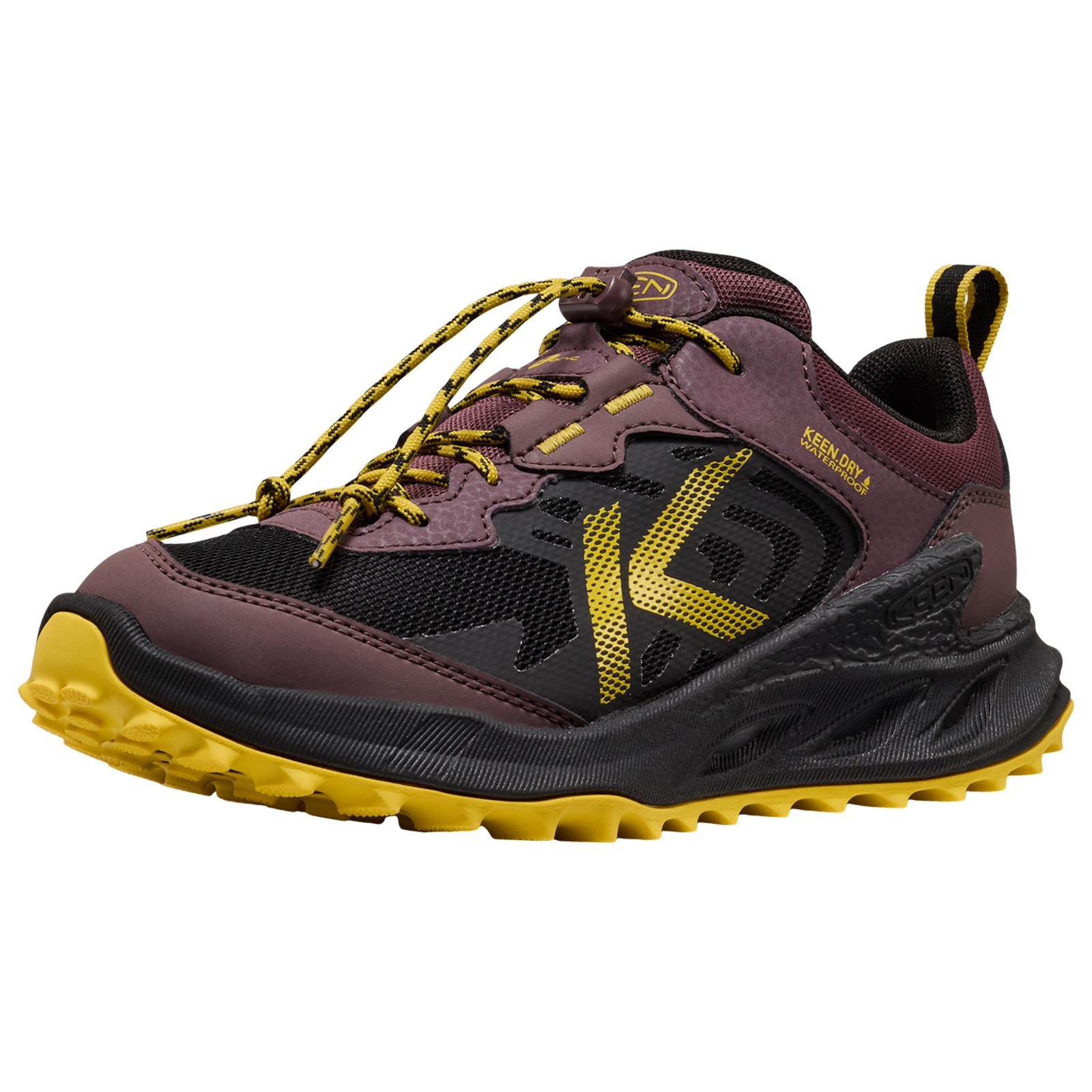 KEEN Kids Y Zionic WP Multifunktionsschuhe, braun, Grösse: 32.5