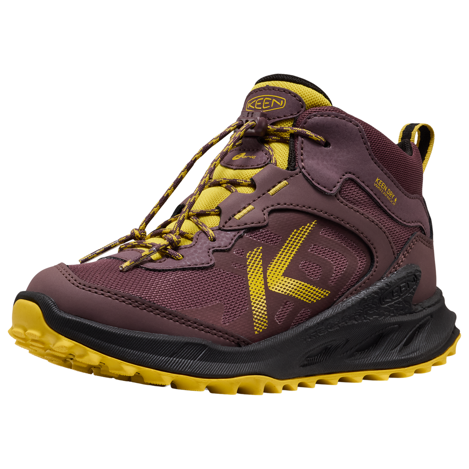 KEEN Kids Y Zionic Mid WP Wander-/Trekkingschuhe halbhoch, braun, Grösse: 34