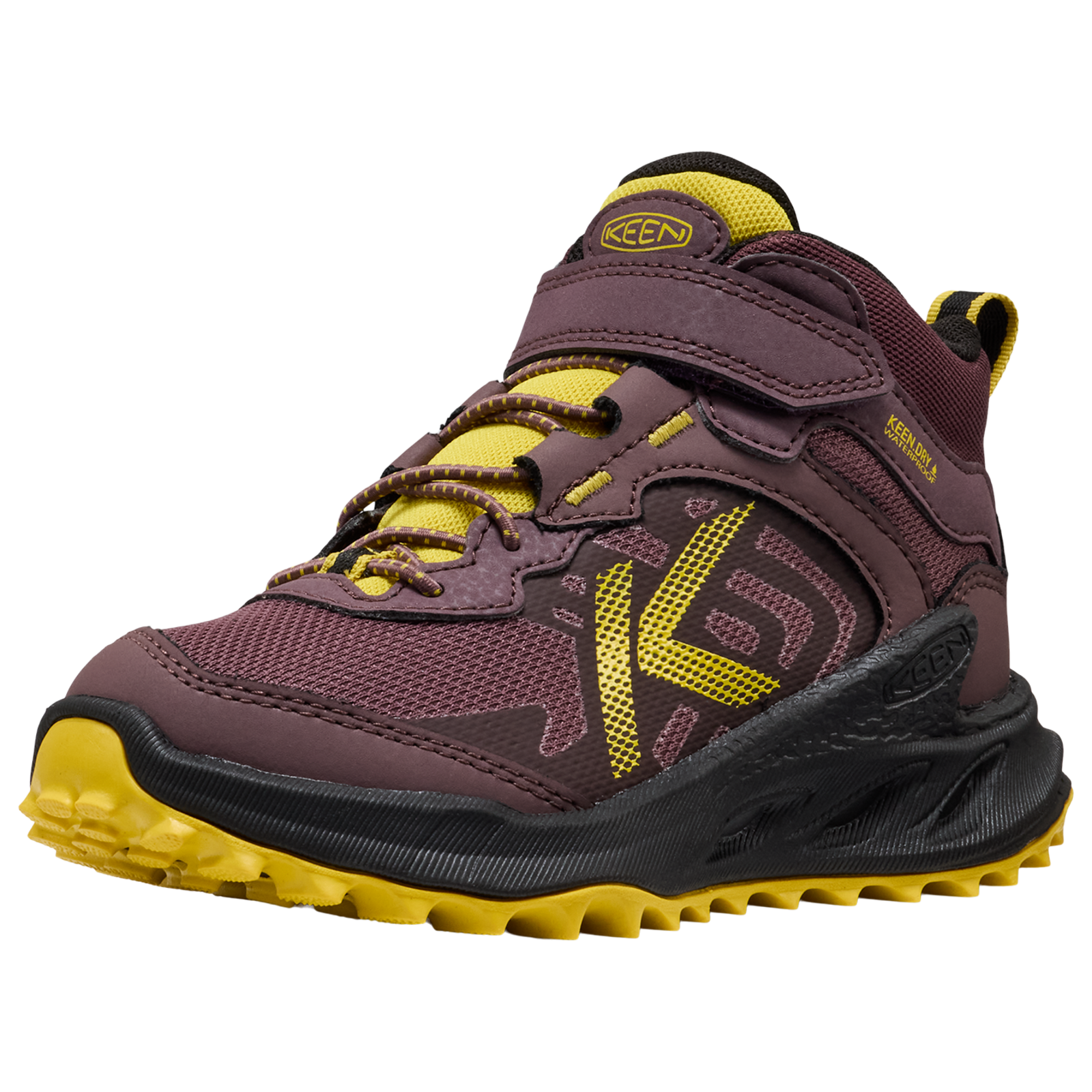 KEEN Kids C Zionic Mid WP Multifunktionsschuhe, braun, Grösse: 24