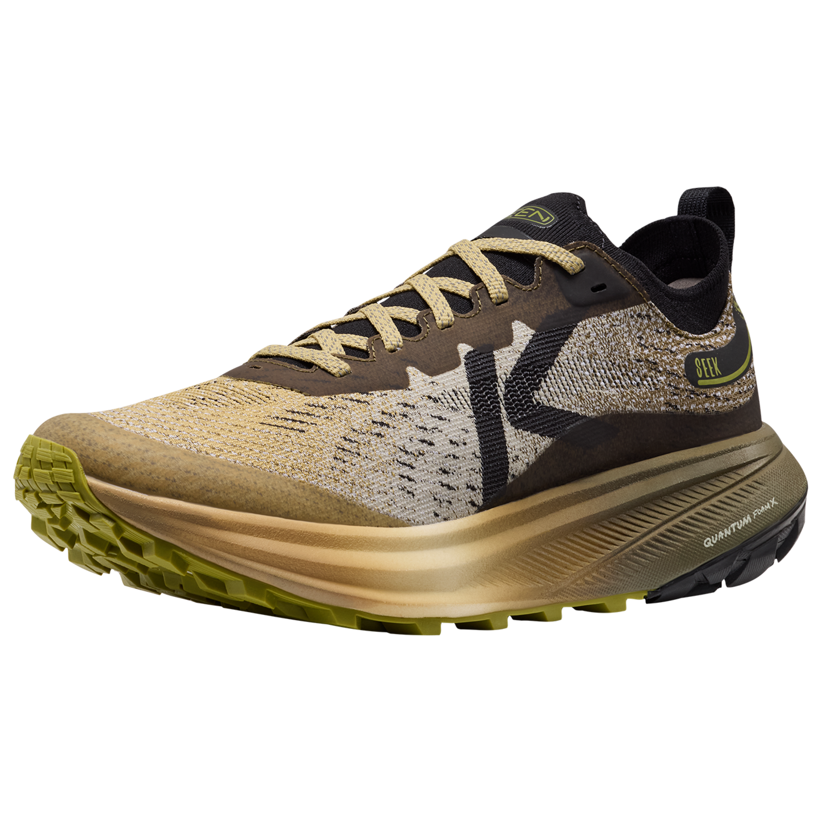 KEEN M Seek Trailrunningschuhe Herren, grün, Grösse: 45
