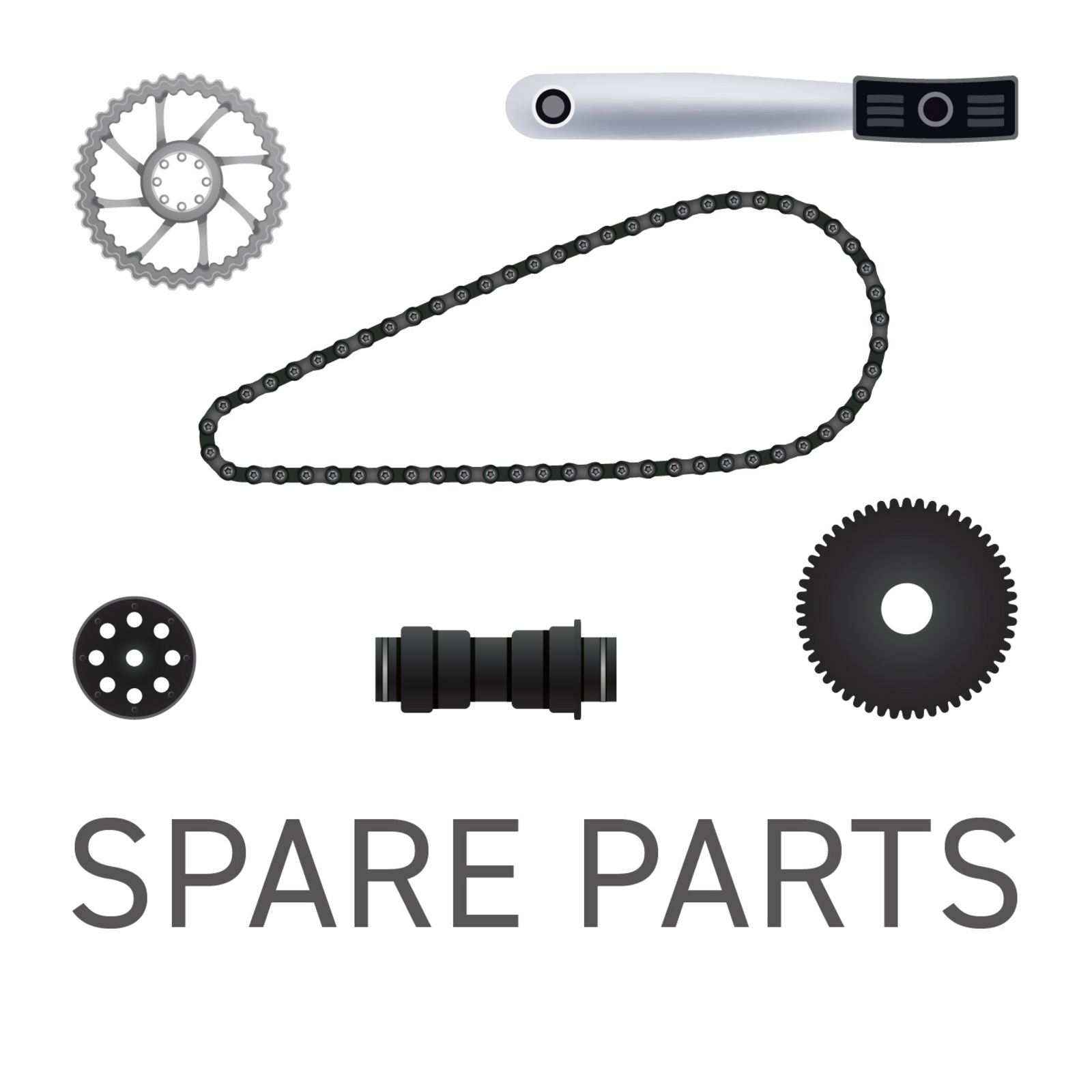 Evoc 4-Wheel Trolleys Replacement Wheel Right Ersatzteil weiss /  white, Grösse: one size