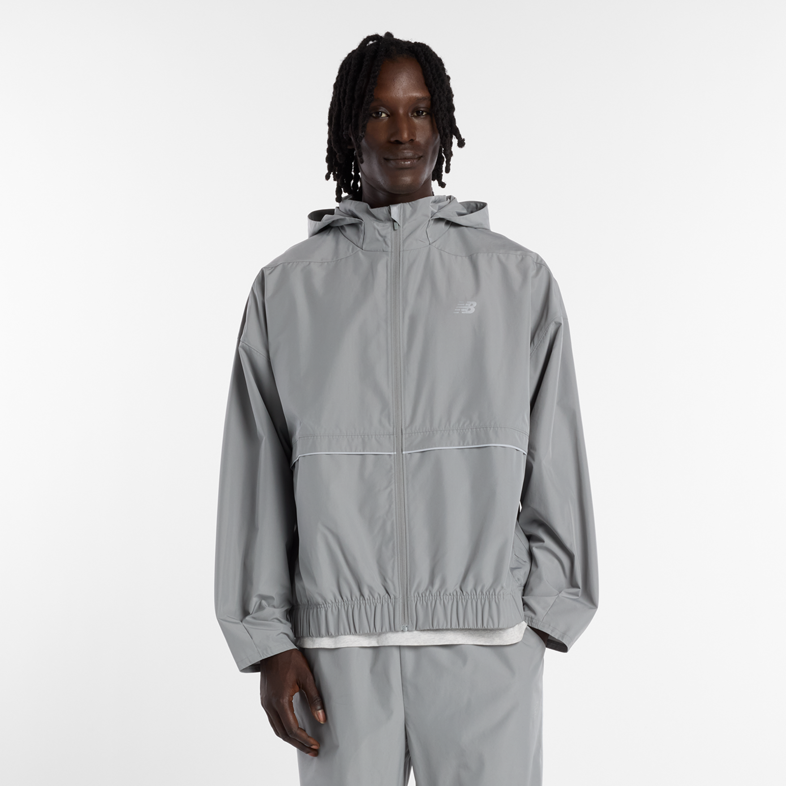 New Balance Elusive Shell Jacket  Herren, slate grey, Grösse: S