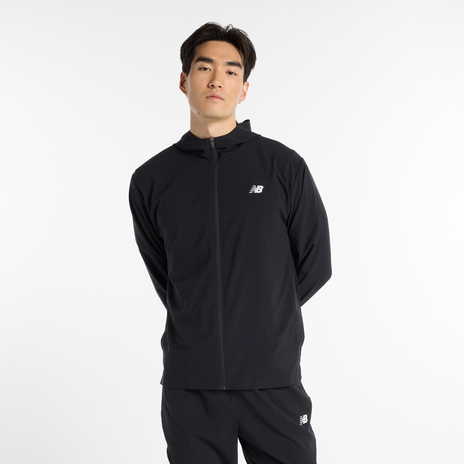 New Balance Sport Woven Jacket  , schwarz, Grösse: S