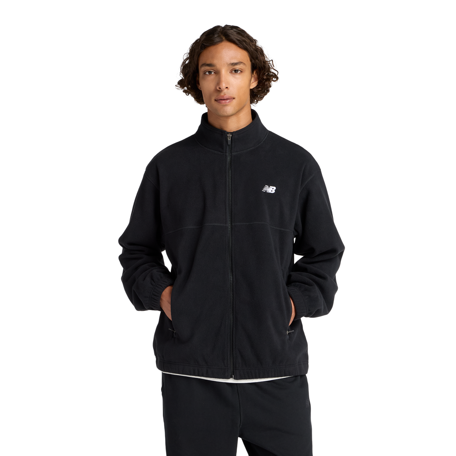 New Balance Polar Fleece Jacket  Herren, black, Grösse: XL