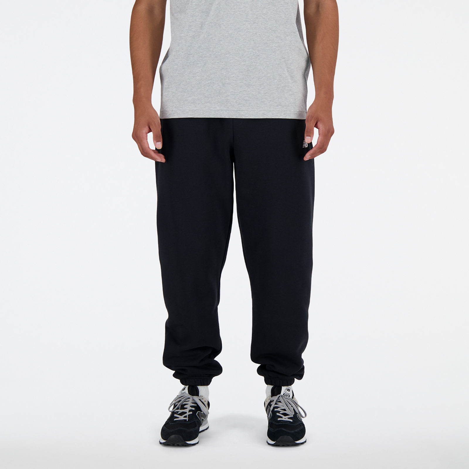 New Balance New Balance Fleece Jogger Relaxed Fit Herren, black, Grösse: XXL
