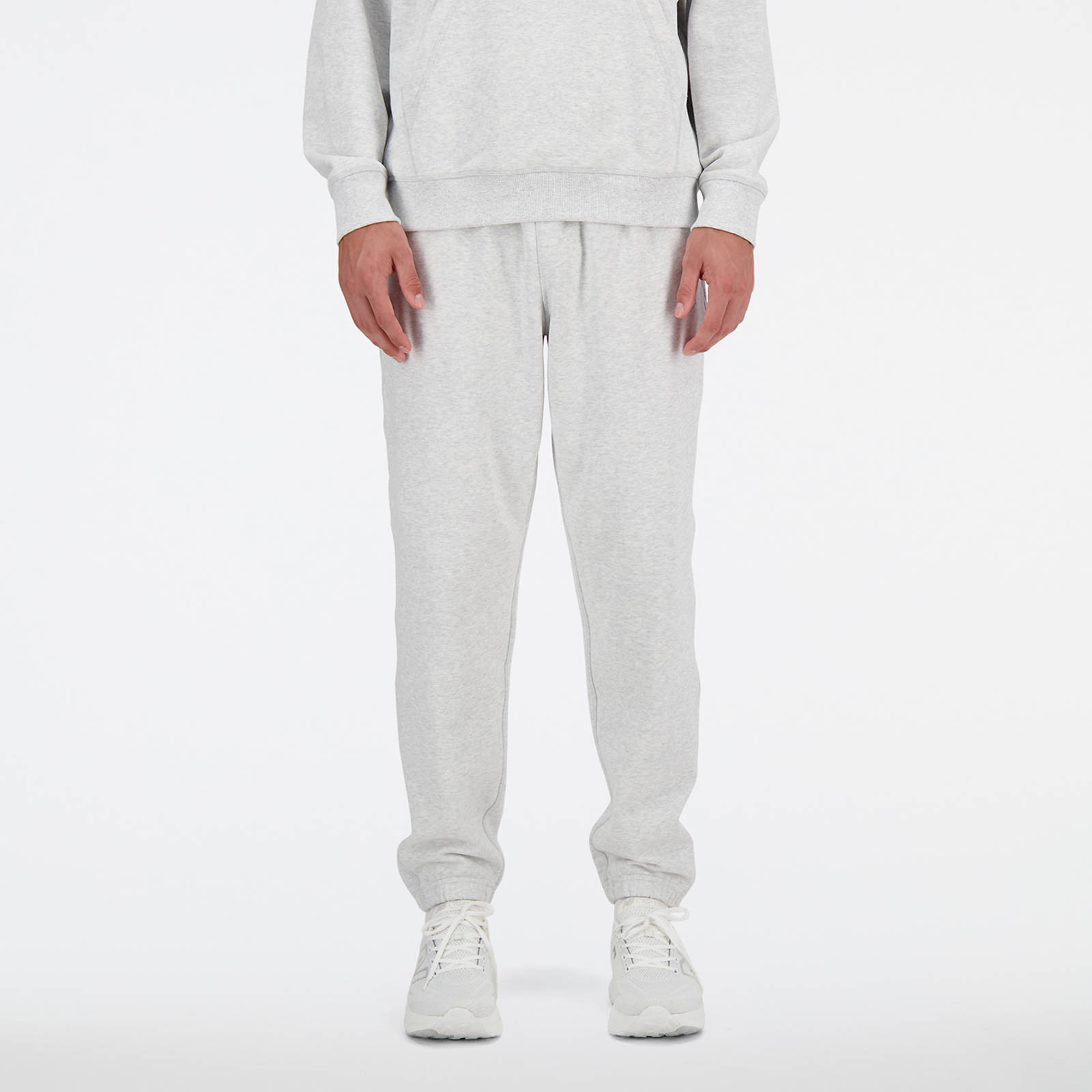 New Balance NB Athletics French Terry Jogger Relaxed Fit Herren, ash heather, Grösse: S