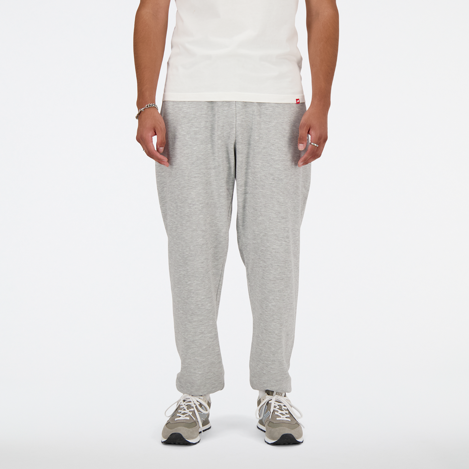 New Balance Sport Essentials French Terry Jogger Relaxed Fit Herren, athletic grey, Grösse: S