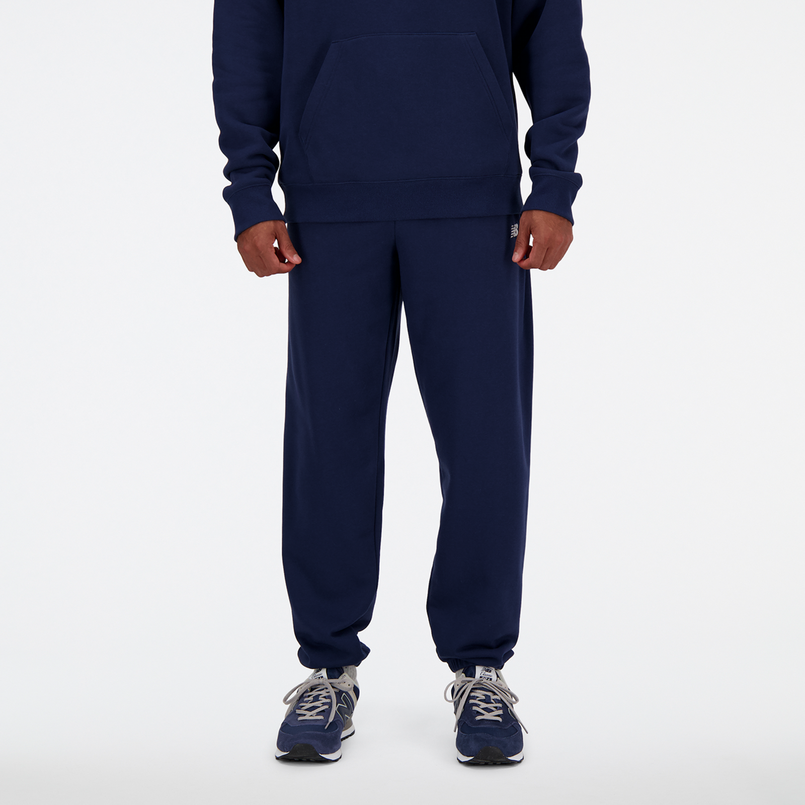 New Balance Sport Essentials French Terry Jogger Relaxed Fit Herren, nb navy, Grösse: XXL