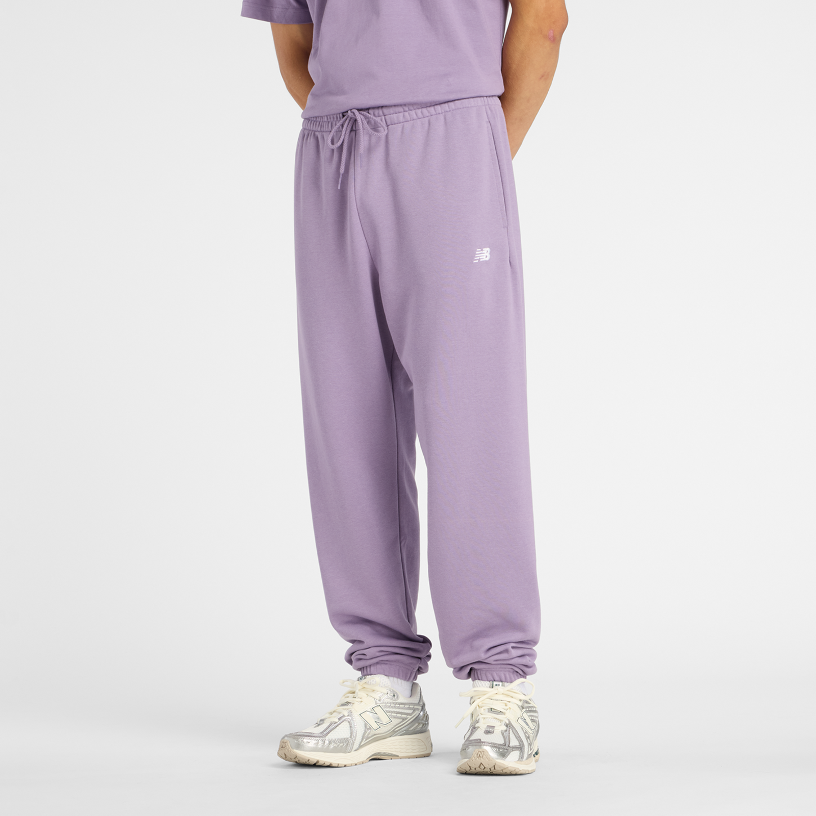 New Balance Sport Essentials French Terry Jogger Relaxed Fit Herren, candied violet, Grösse: XXL