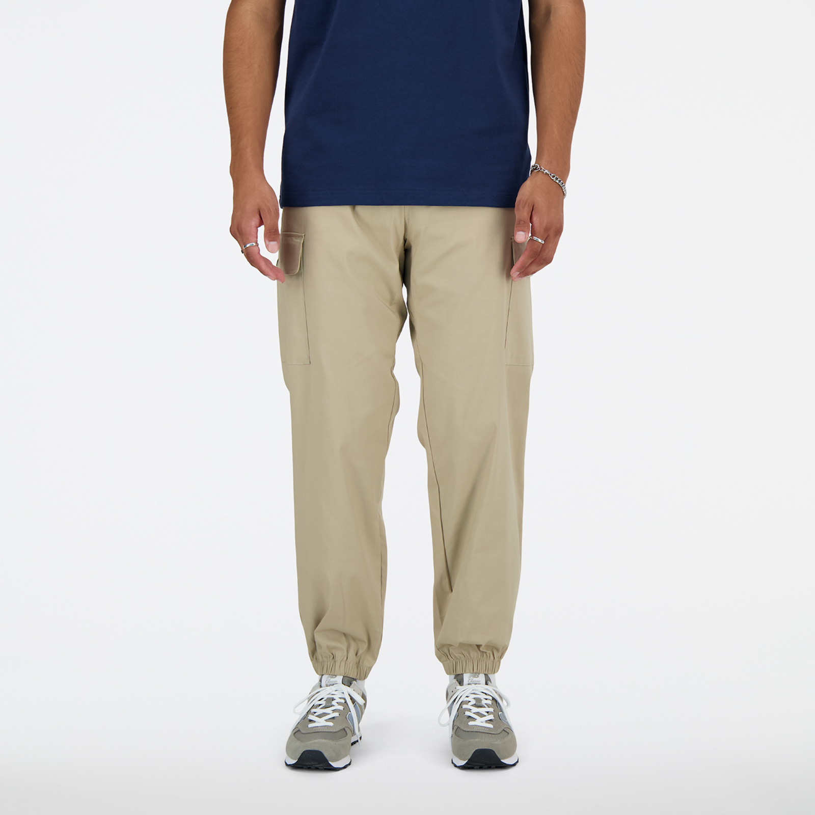 New Balance Twill Cargo Jogger Regular Fit Herren, stoneware, Grösse: XL