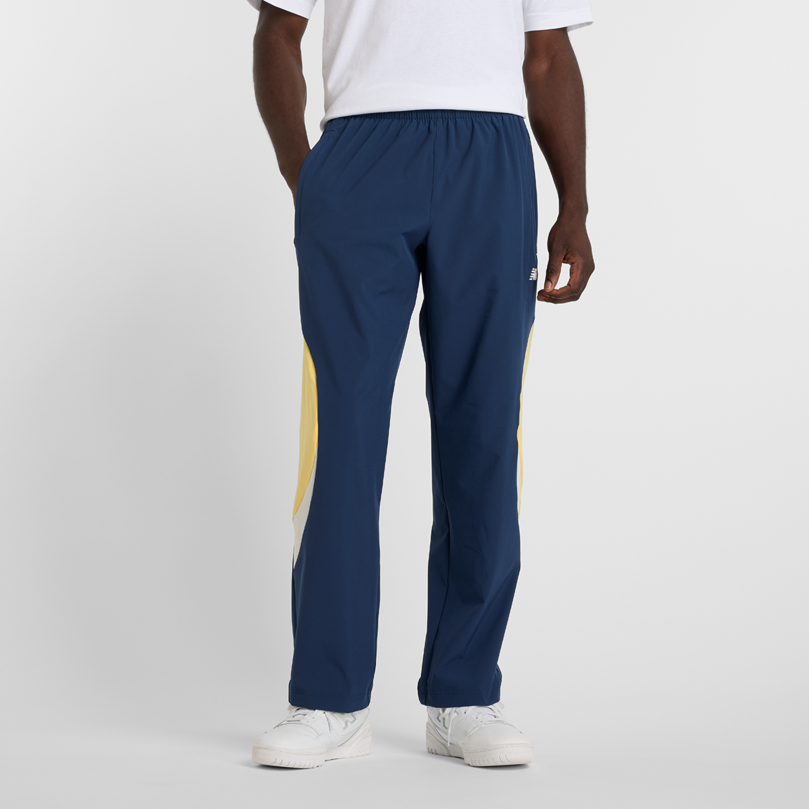 New Balance Woven Track Pant Relaxed Fit Herren, nb navy, Grösse: L