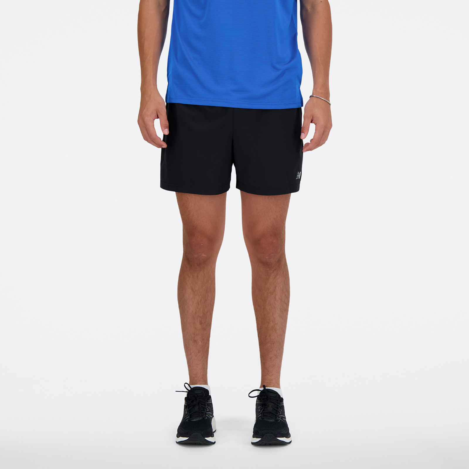 New Balance Sports Essentials Short 5 Inch Brief Regular Fit Herren, black, Grösse: S